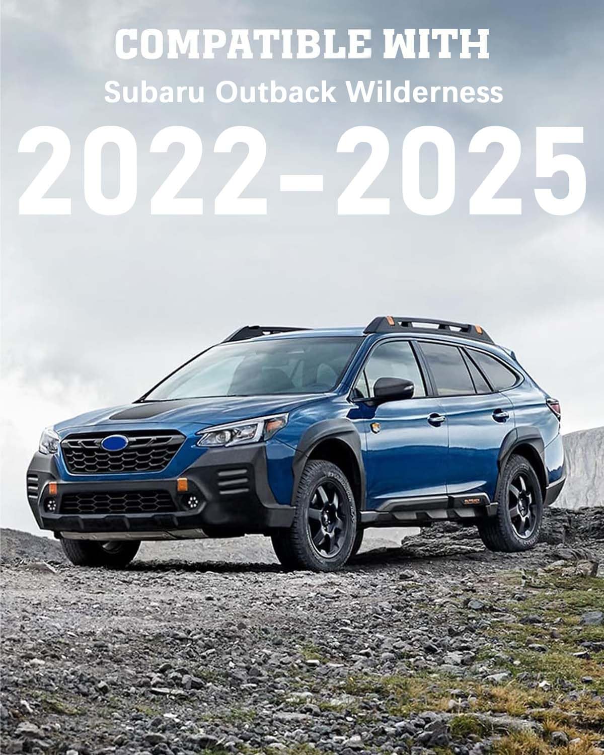 Hmmtyrack Car Roof Rack Cross Bars With Lock Compatible With Subaru Outback Wilderness 2022-2025, Aluminum Lockable Roof Rails C