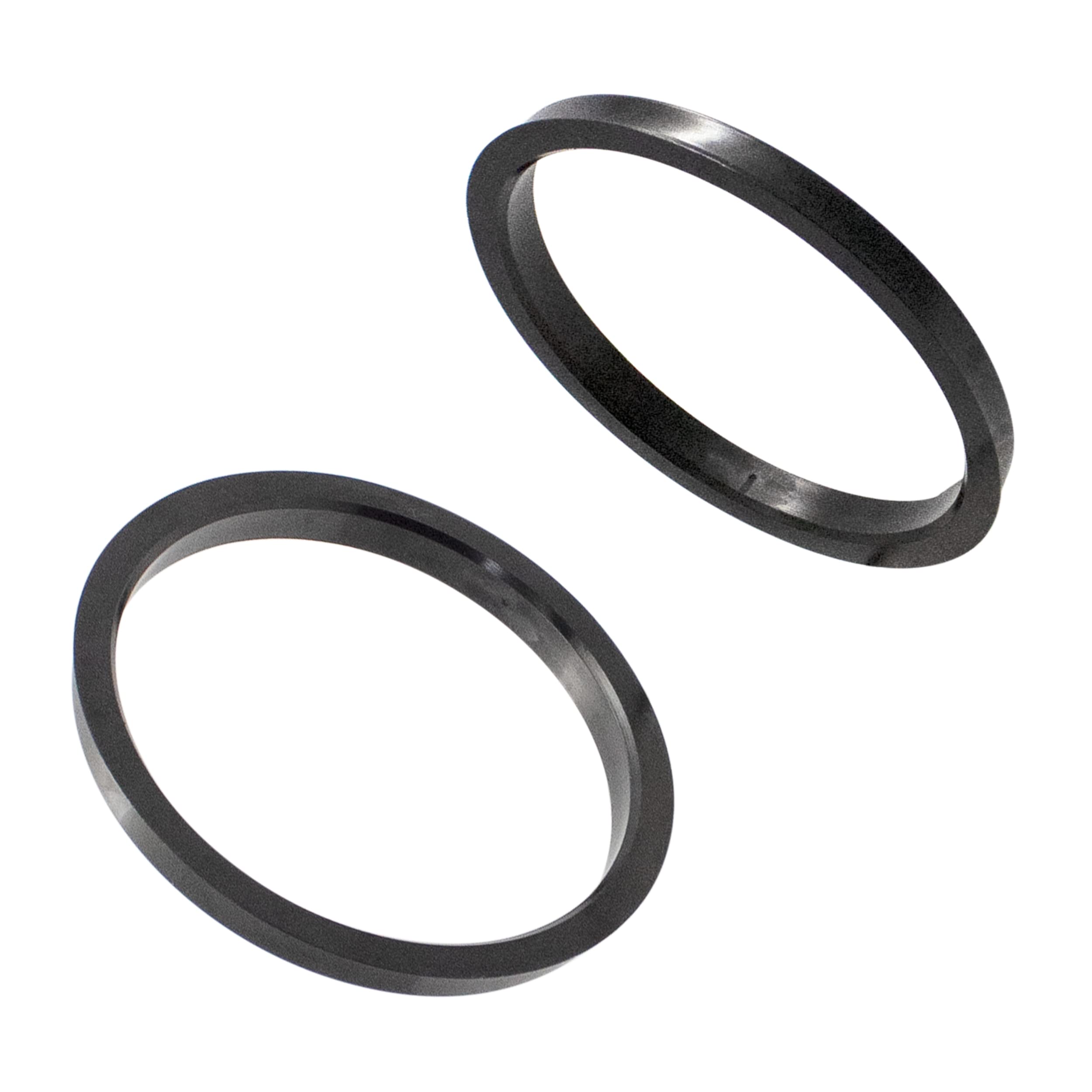 Wheel Accessories Parts Set Of 4 Hub Centric Ring 106.10Mm Od To 78.10Mm Hub Id, Black Polycarbonate (Wheel Hub Ring, 4 Pack, 10