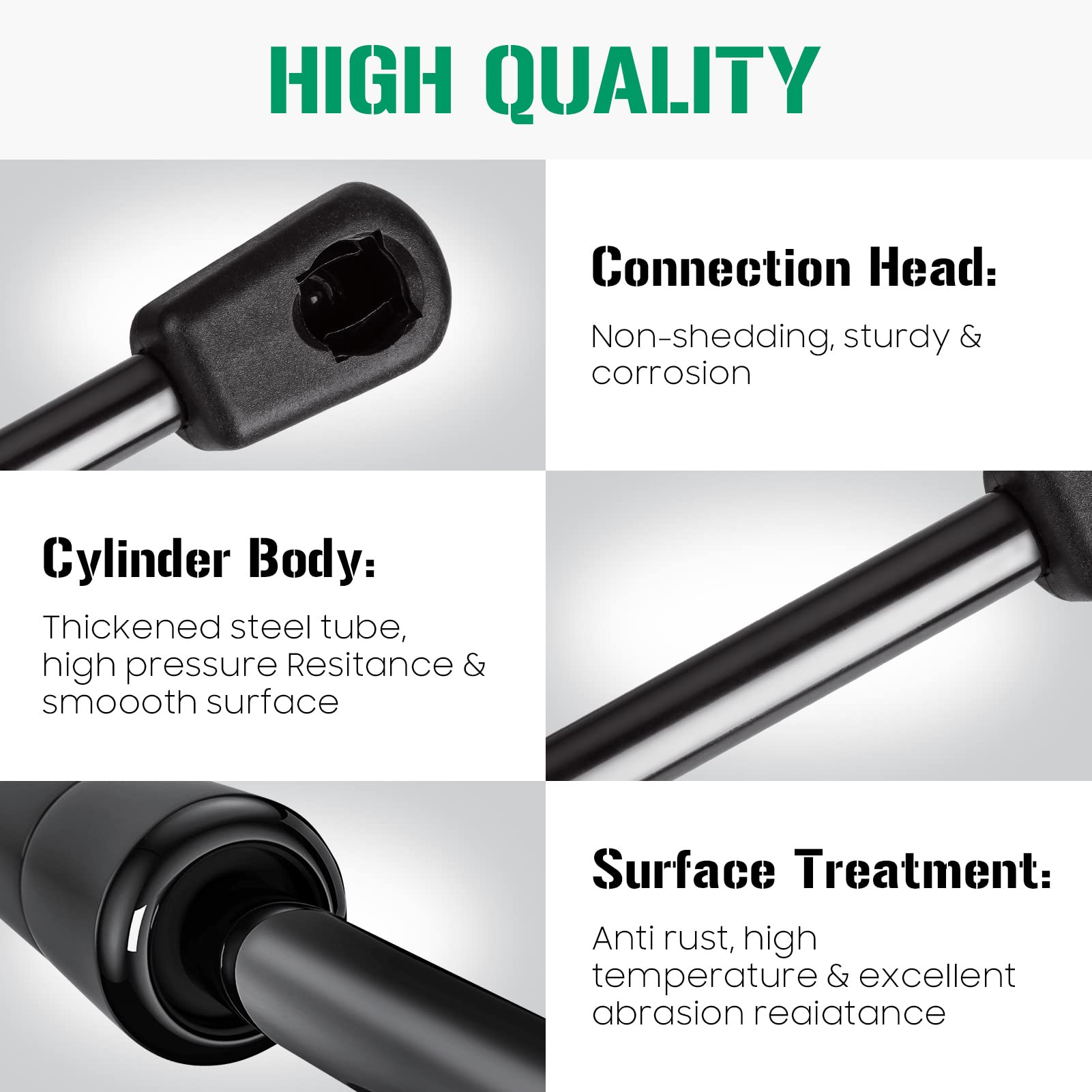 20' 40 Lbs 178 N Gas Spring Struts Prop Shock For Tonneau Cover Rv Door Bed Camper Shell Rear Window Toolbox Lid C16-08316 C1608316 Qty 2