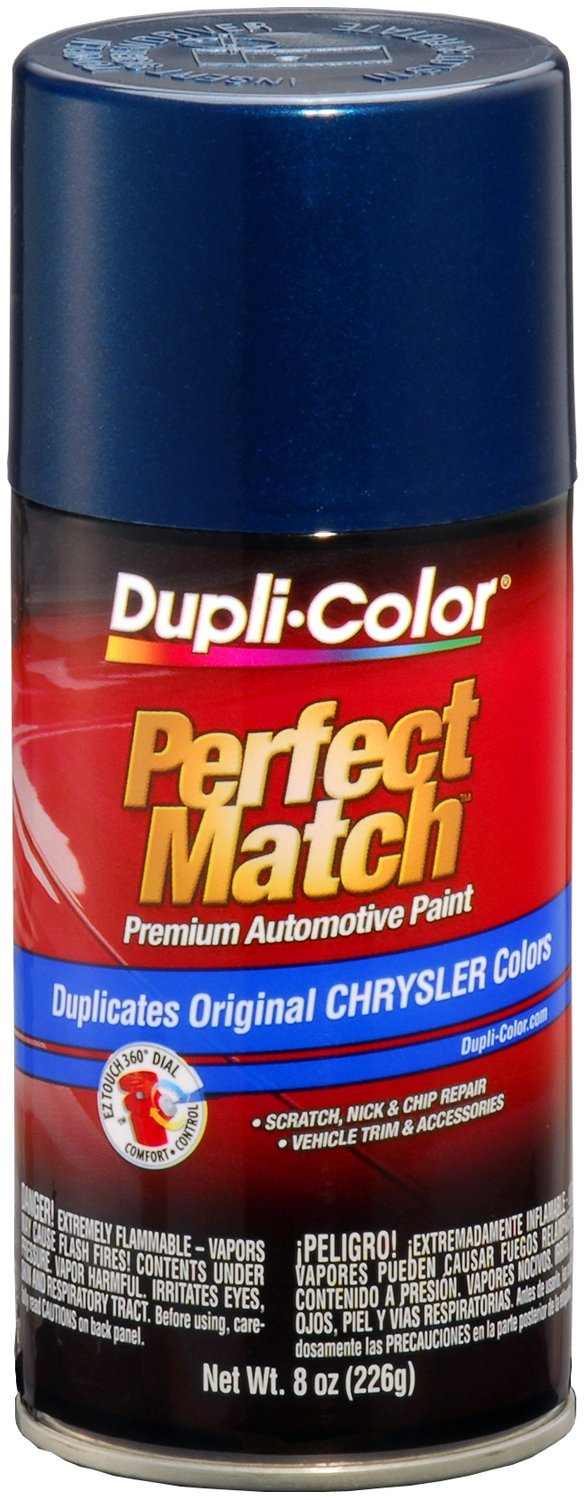 Dupli-Color Ebcc04097-6 Pk Patriot Blue Metallic Chrysler Perfect Match Automotive Paint - 8 Oz. Aerosol, (Case Of 6)
