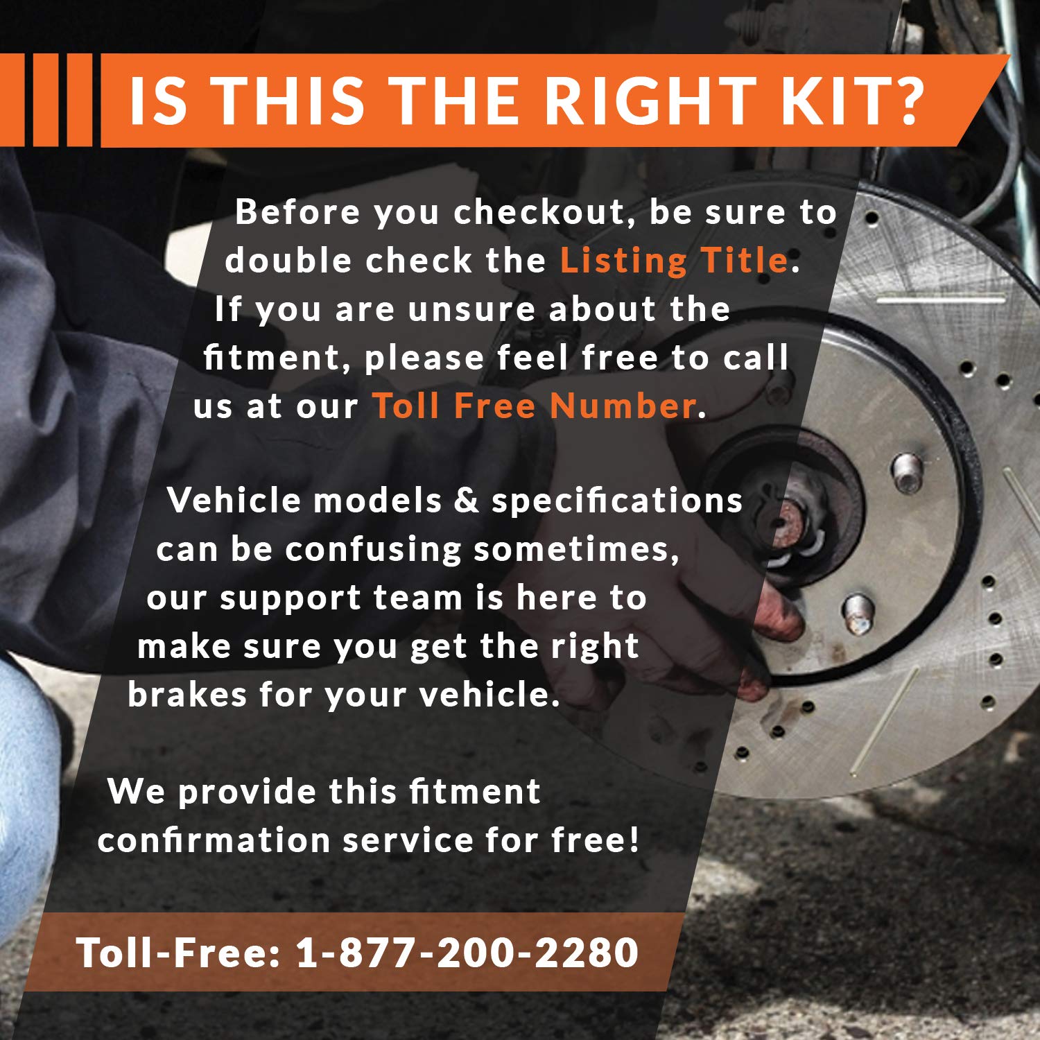 [Front] Max Brakes Premium Xd Rotors With Carbon Ceramic Pads Kt117421-1