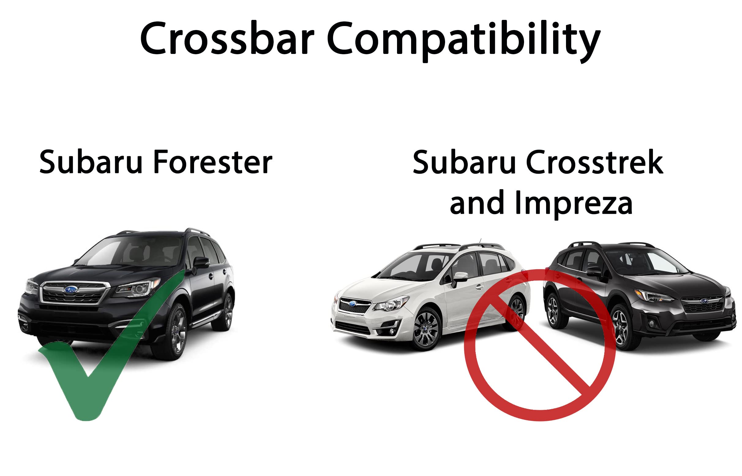 Brightlines Aero Cross Bars Roof Racks Luggage Rack Replacement For 2014-2018 Subaru Forester