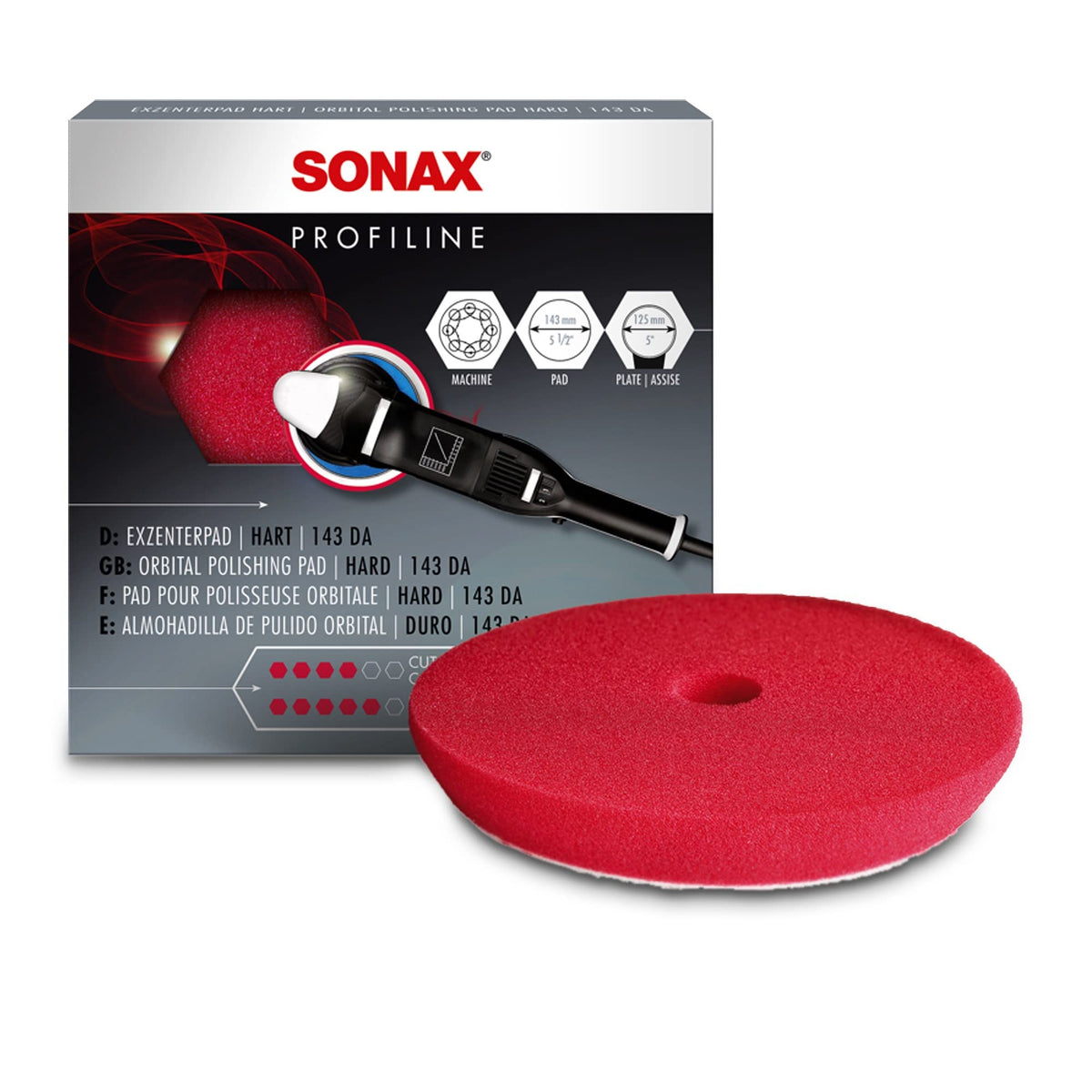 Sonax 04934000 Dual Action Cutting/Finishing Pad