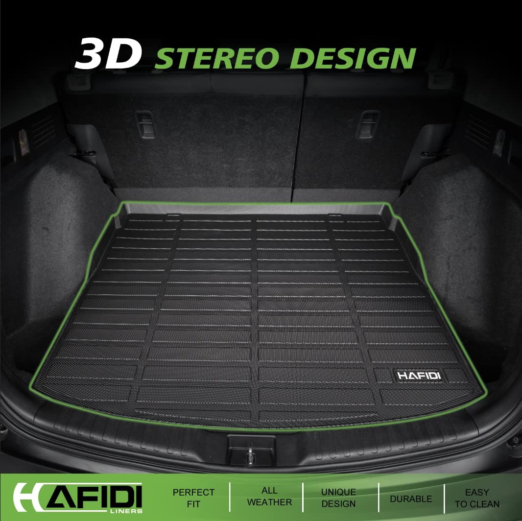 HAFIDI All Weather Car Floor Mats & Cargo Liner for Chevrolet Chevy Bolt EUV 2022 2023 2024 (Not EV) Custom Fit Full Set Accesso