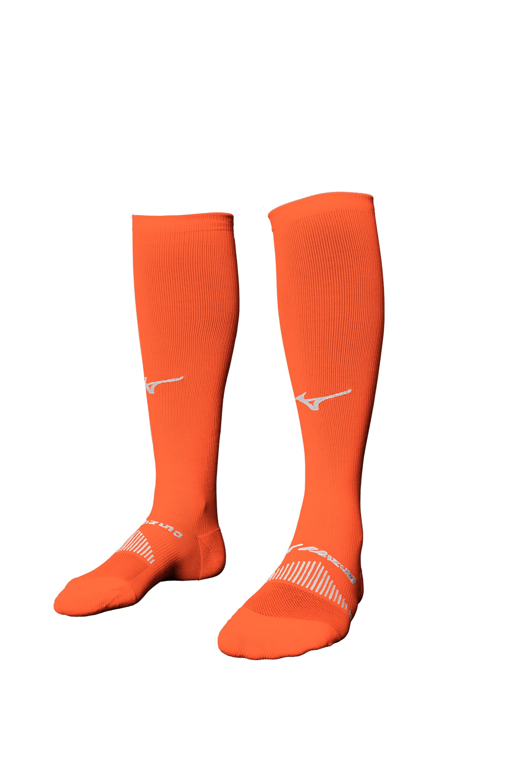Mizuno Performance Otc Socks | Padded Athletic Socks | Orange | Unisex Medium