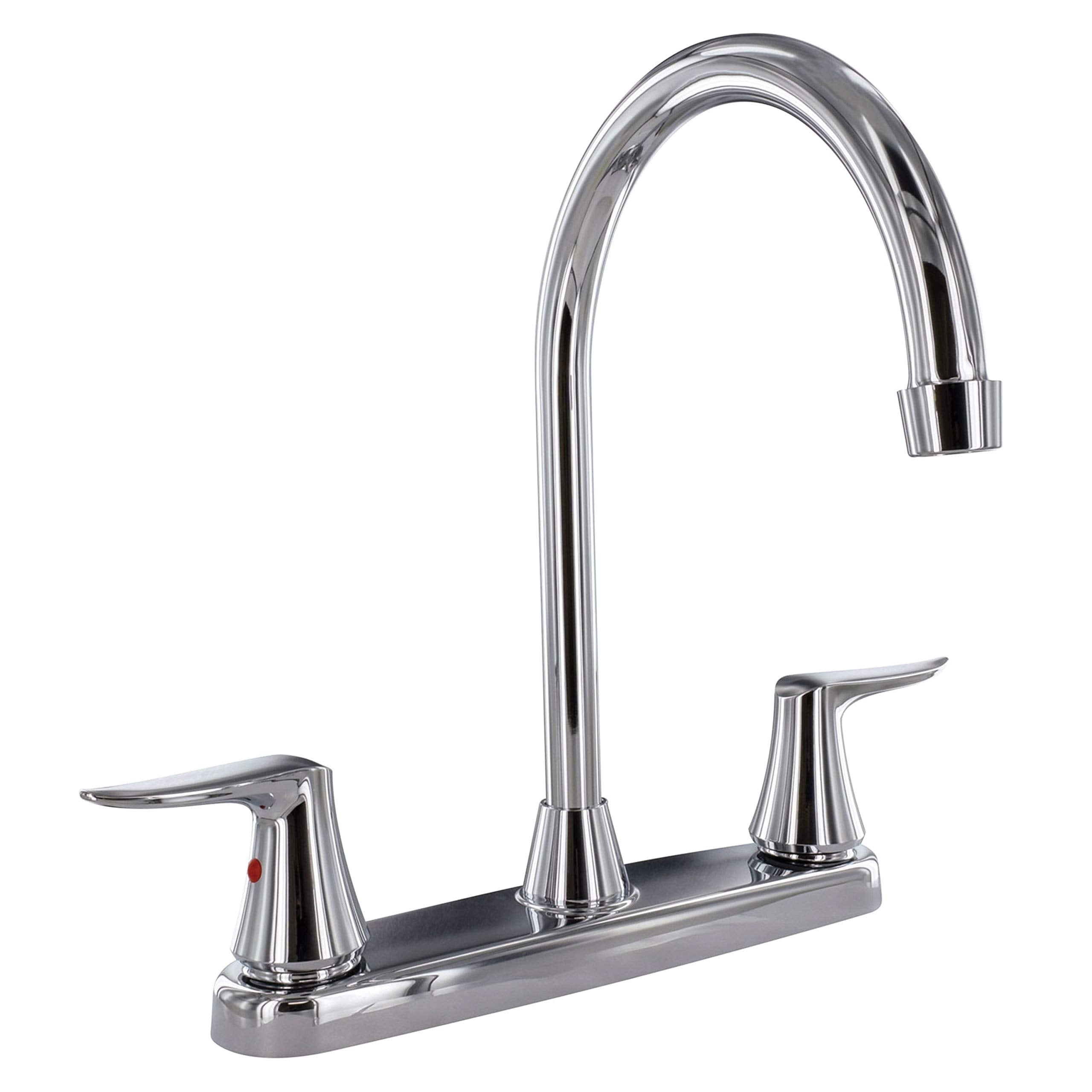 Valterra PF221305 Faucet 8 Deck Chrome Hi-Arc Spout 2-Handle
