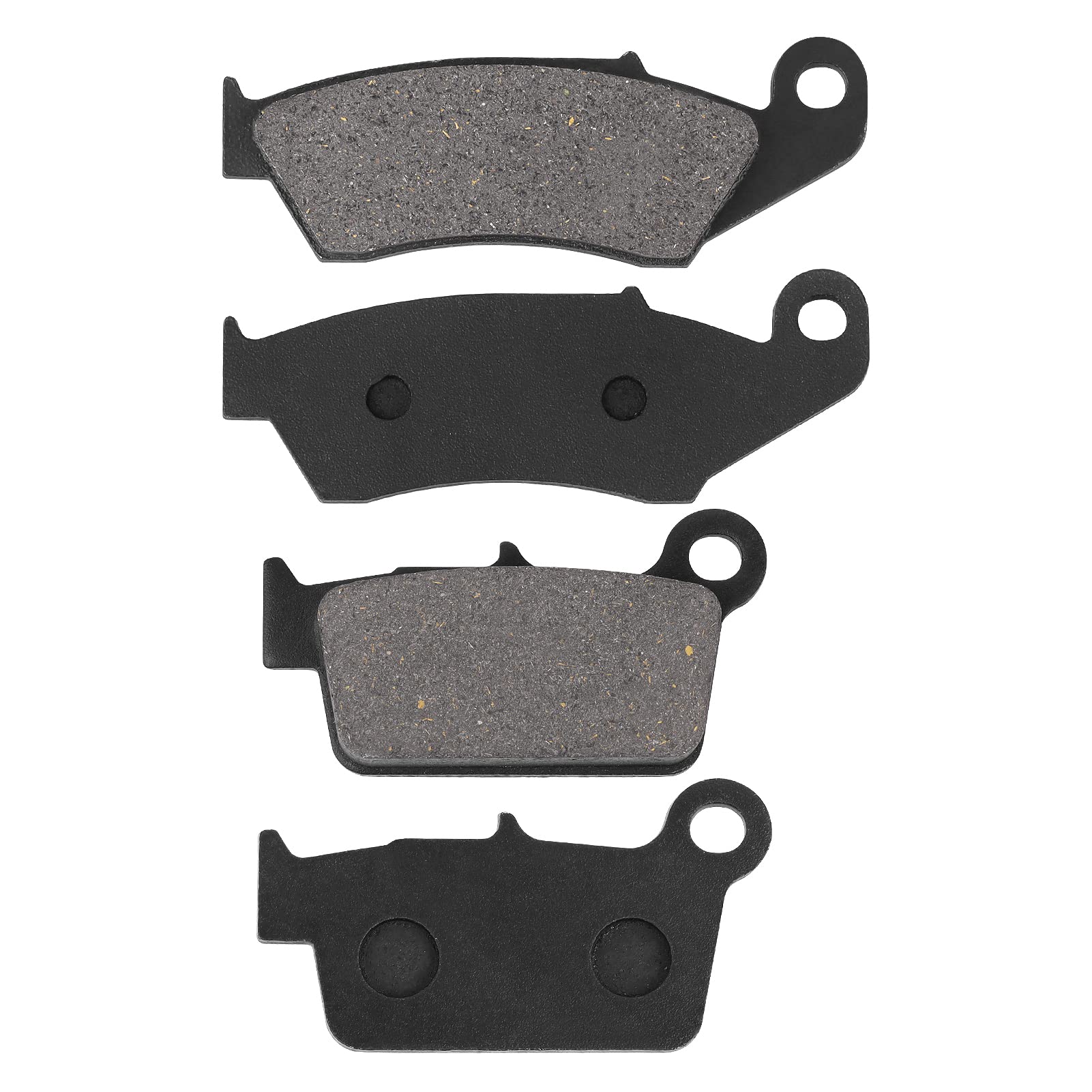 Sollon Front and Rear Brake Pads for Kawasaki KX250 KX250F KX450F KLX450R, for Suzuki RM-Z 250 RM-Z 450 RMX450- for Yamaha YZ125