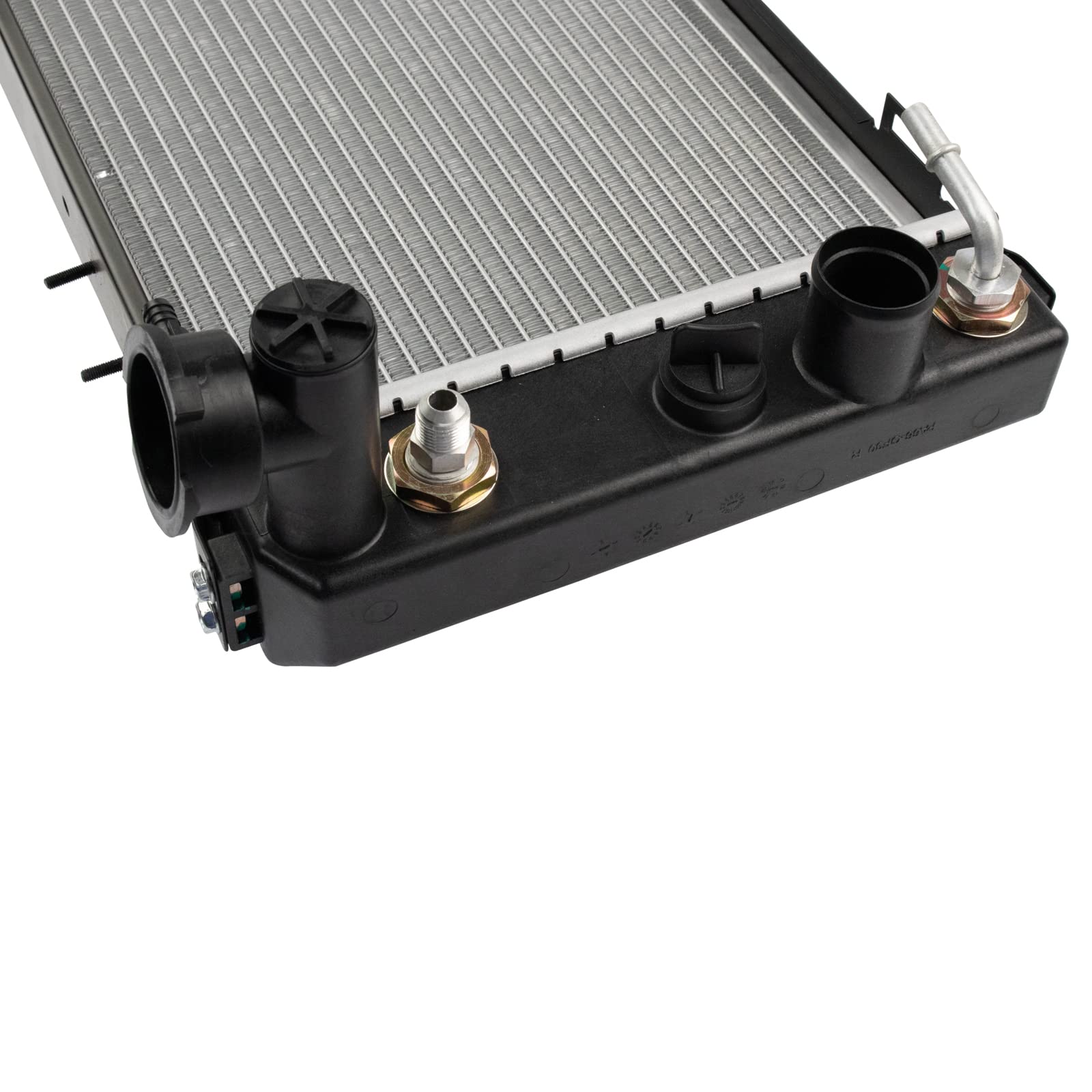 Trq Radiator Assembly Aluminum Core Compatible With 91-01 Jeep Cherokee 91-92 Comanche Ch3010186 Cu1193