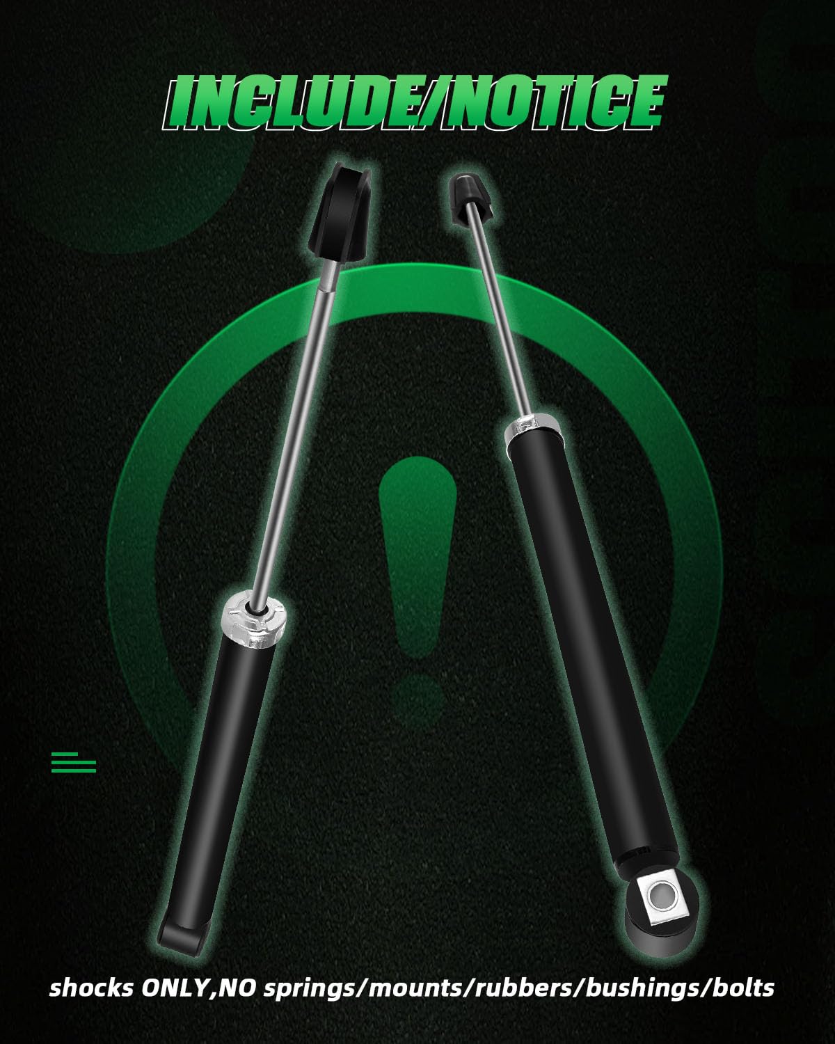 Shocks,Scitoo Rear Gas Struts Shock Absorbers Fit For 2000 Bmw 323Ci 328Ci,2001-2006 Bmw 325Ci 330Ci,2001-2005 Bmw 325I 330I 330