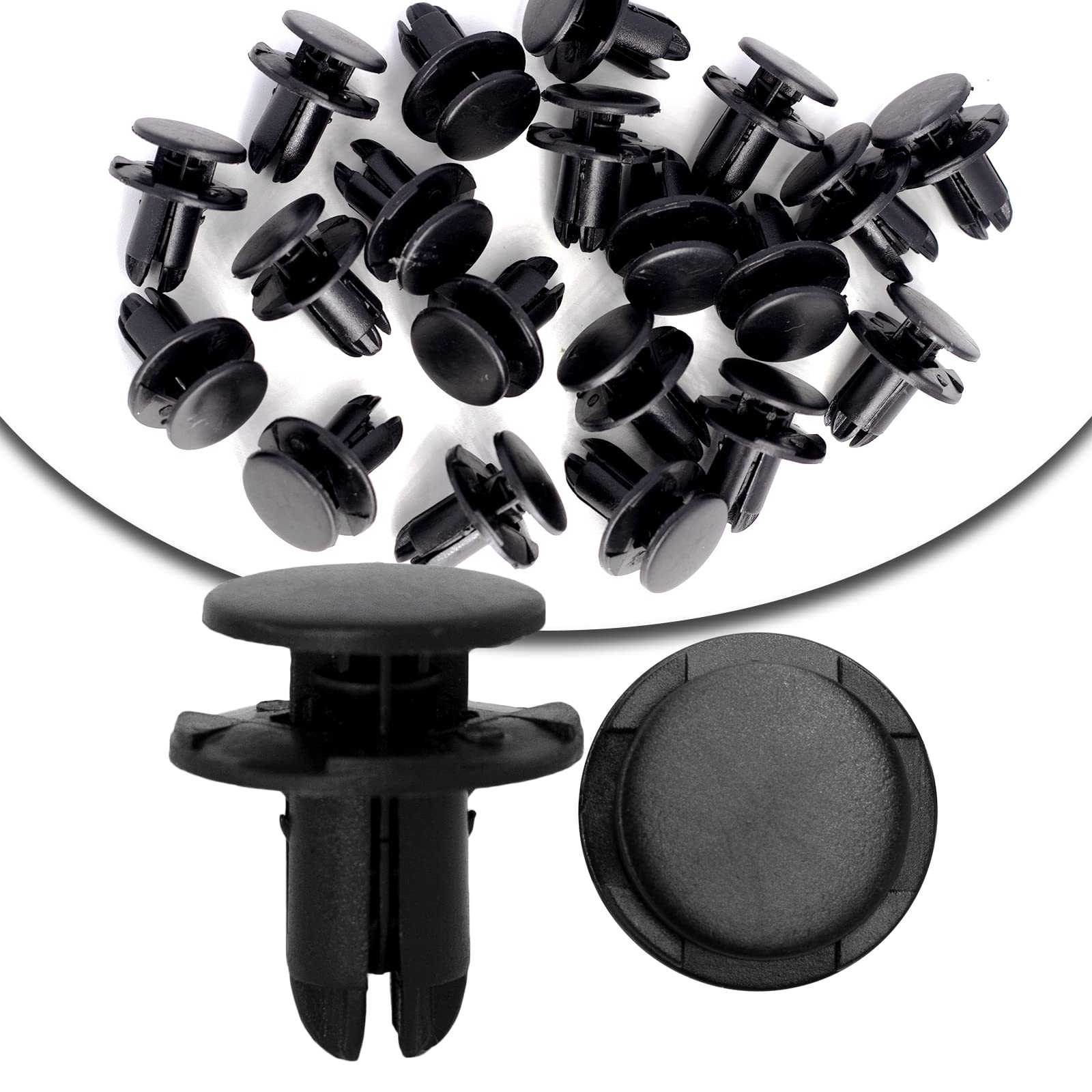 Gistilli 20pcs Bumper Engine Under Cover Fender Liner Fastener Push-Type Retainer Clip Compatible with Hyundai Kia Equus Genesis