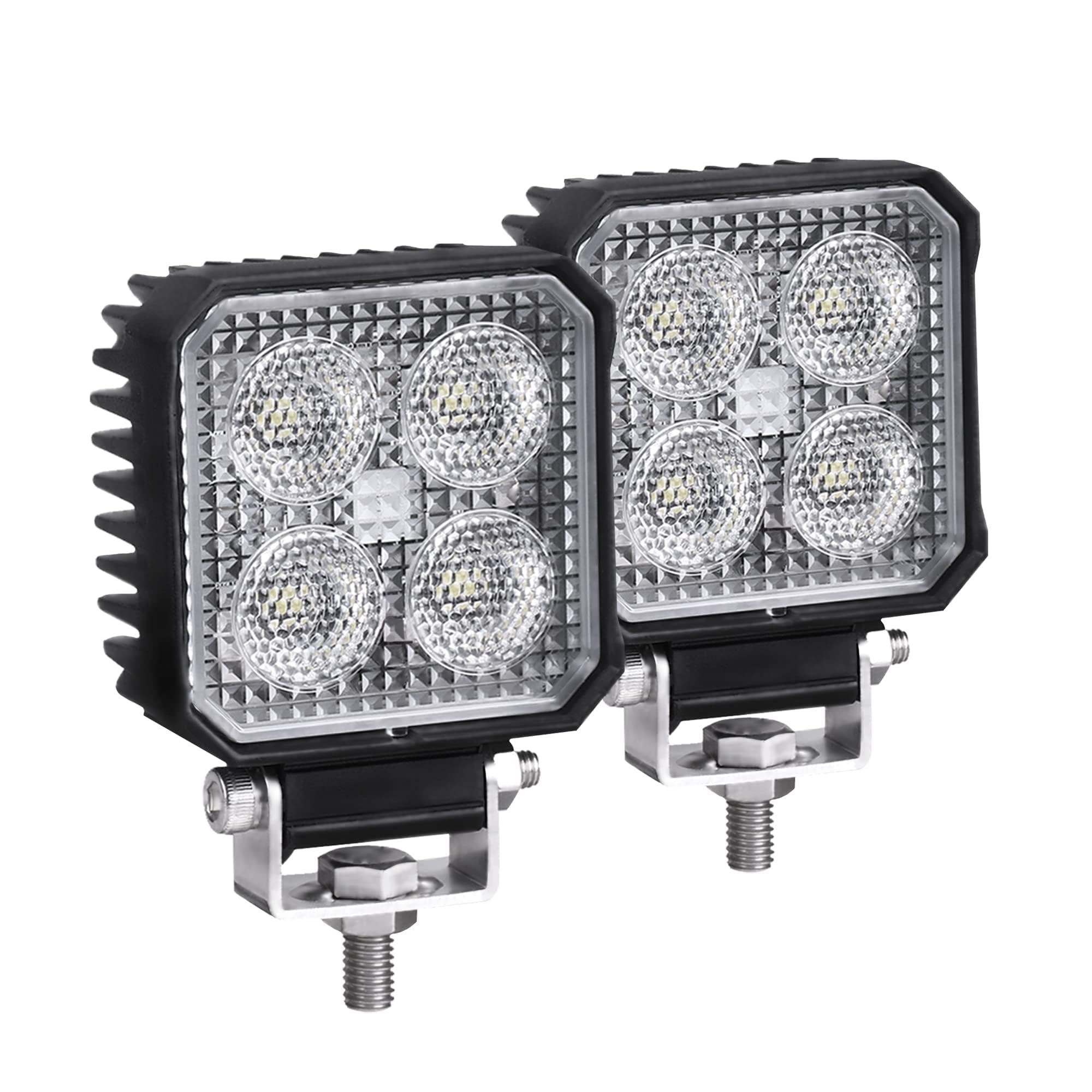 Primelux 2.8 Inch 48W 5500LM LED Work Lights for Truck, IP67 Waterproof 12v LED Flood Light Bar, Tractor Work Lights for Truck T