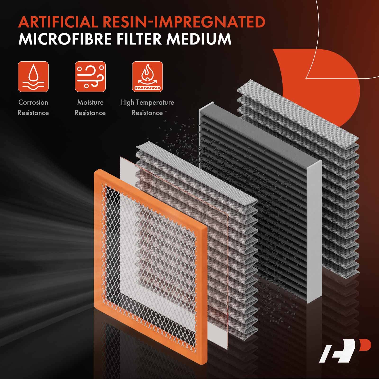 A-Premium Engine Air Filter Compatible With Dodge Dart 2013 2014 2015 2016, 1.4L 2.0L 2.4L, Flexible Panel, Replace# 4627127Ab