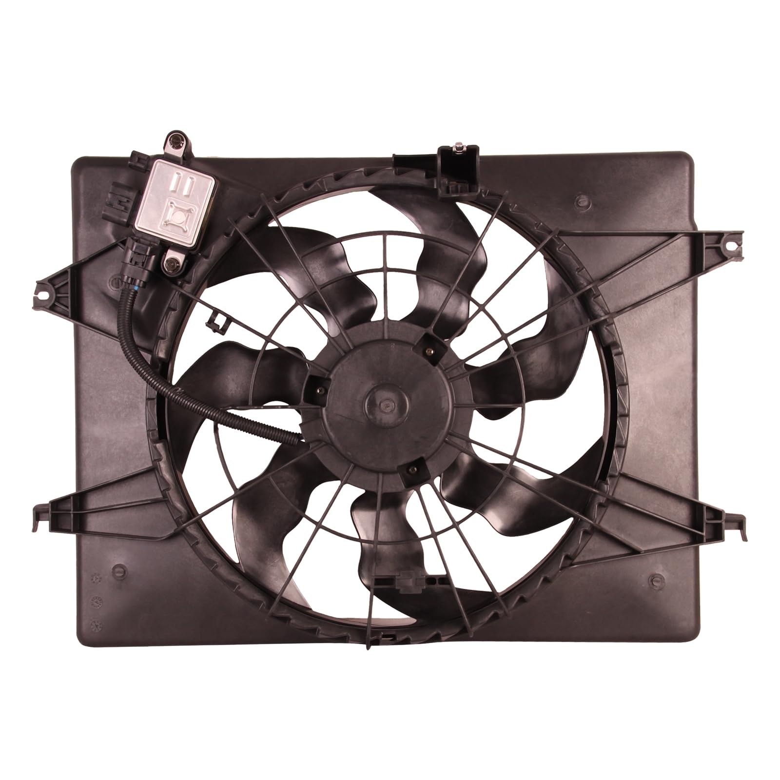TYG Upgraded Cooling Fan Assembly for 2014-2016 Kia Optima Hybrid 2.4L / 2013-2015 Hyundai Sonata Hybrid 2.4L/ 2011-2013 Sonata