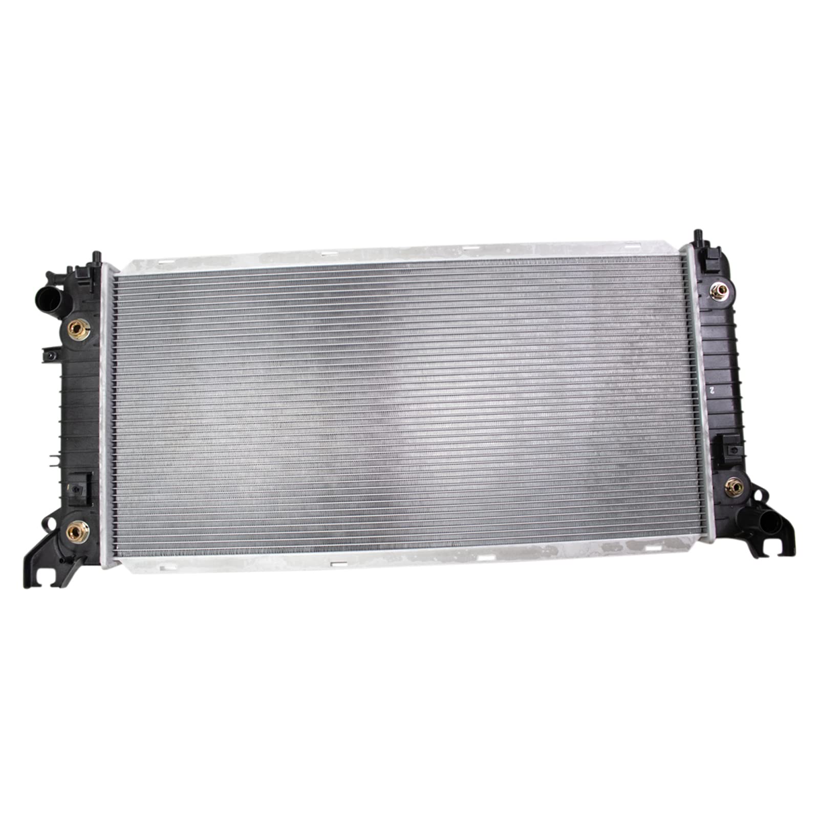 Trq Radiator Assembly Plastic Tanks Aluminum Core Compatible With 14-19 Chevrolet Silverado 1500 15-20 Tahoe 15-20 Cadillac Esca