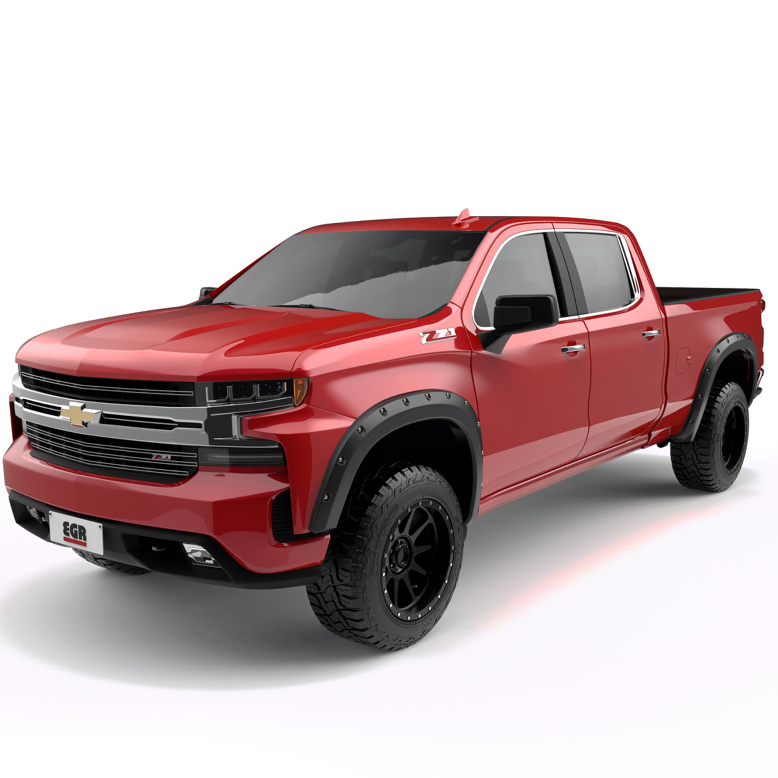 EGR BLF1002 - Baseline Series Fender Flares with Simulated Bolt-on Look - Compatible with 2019-2022 Chevrolet Silverado 1500 (wi