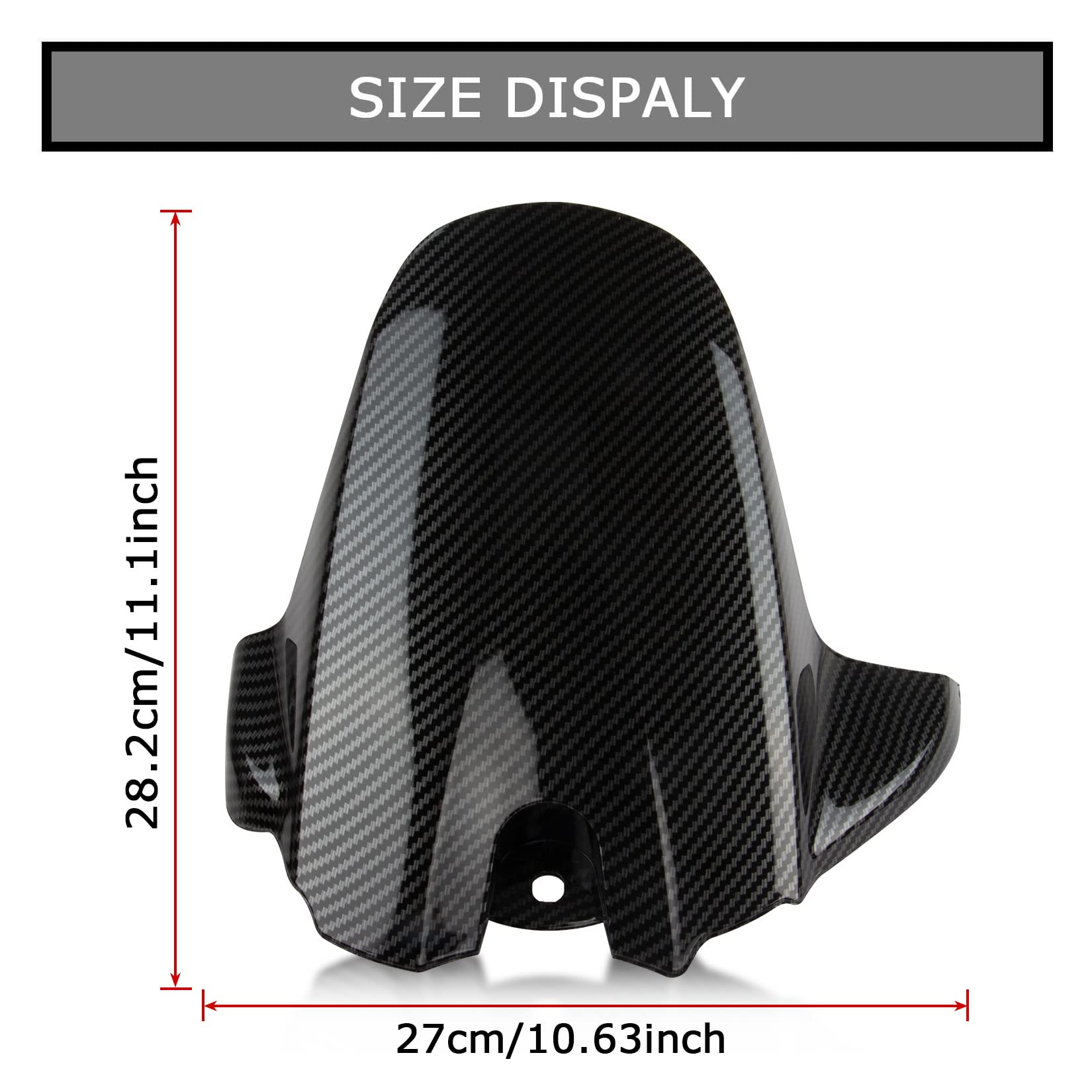 Rear Fender Mudguard Tire Hugger For Suzuki Gsxr600 750 K6 K8 2006-2010 (Carbon Fiber Painted)