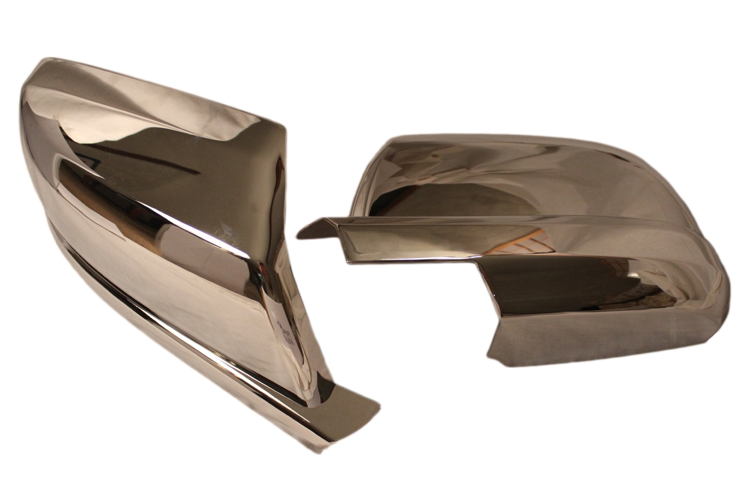 Coast To Coast International New Chrome Side Rear View Full Mirror Covers Trim Set For The Toyota Tundra