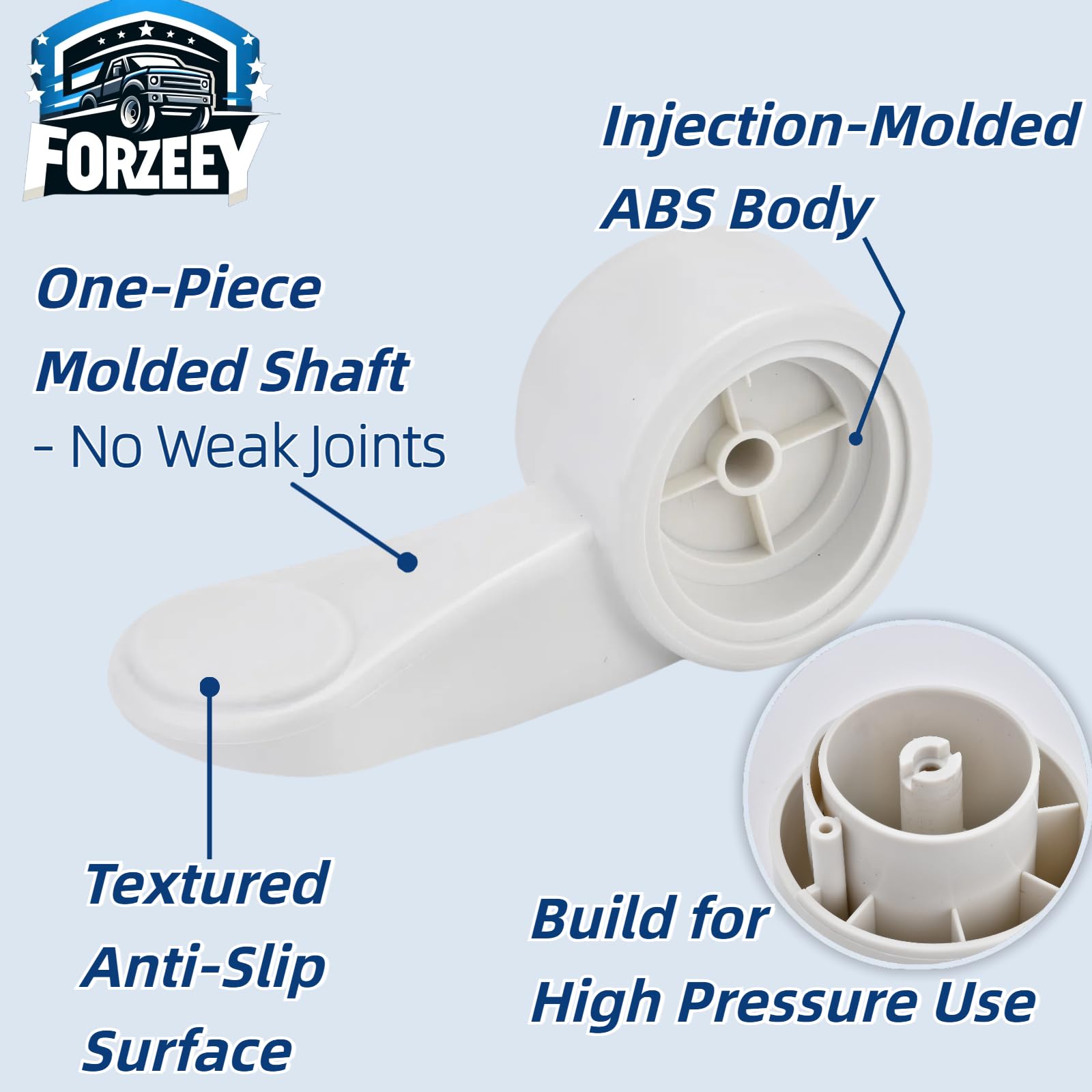 FORZEEY RV Toilet Foot Pedal Replacement fit for Dometic 300 310 320 321 Series Toilet, Durable Injection Molded Compatible with
