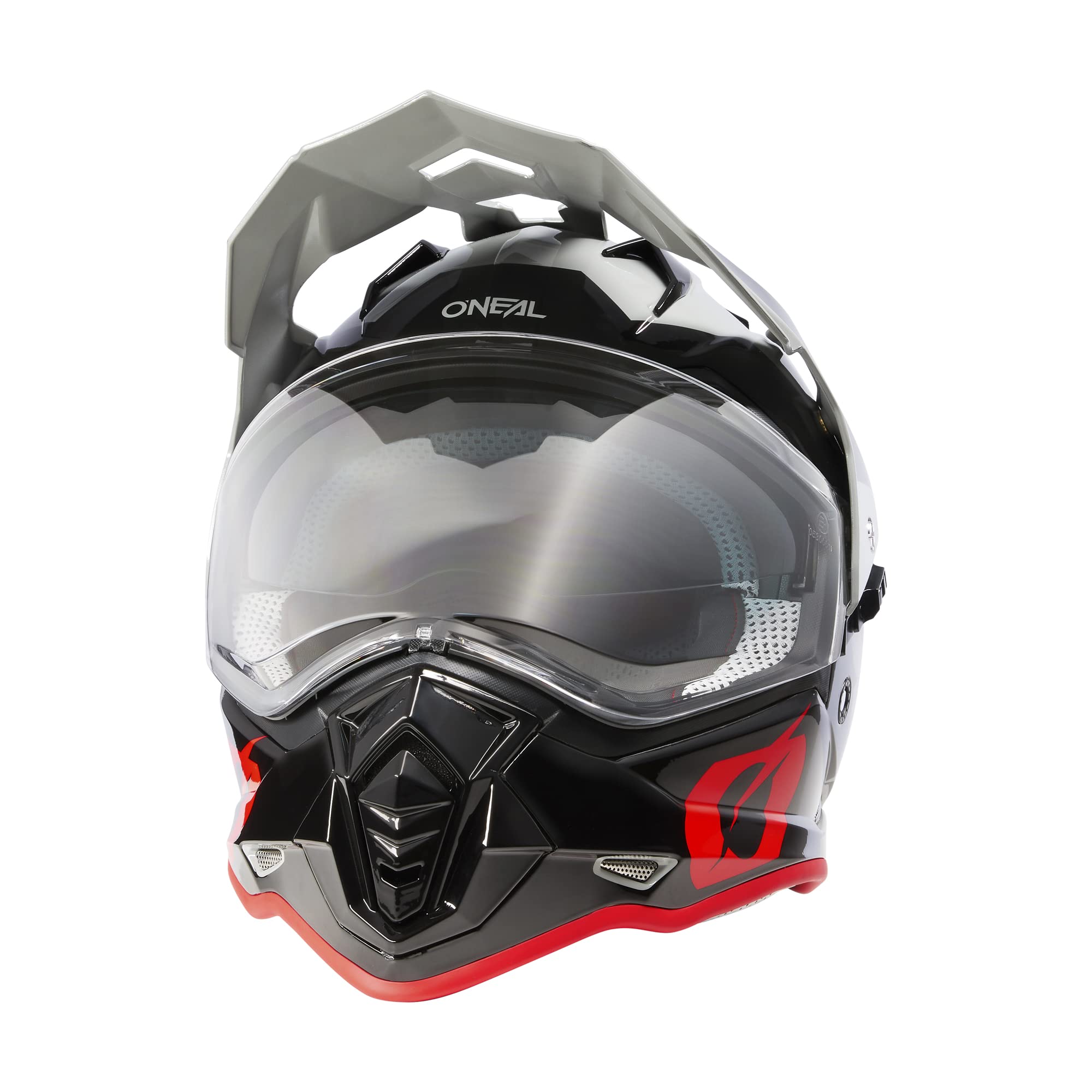 O'Neal Sierra Helmet, Gray/Black/Red Xsm