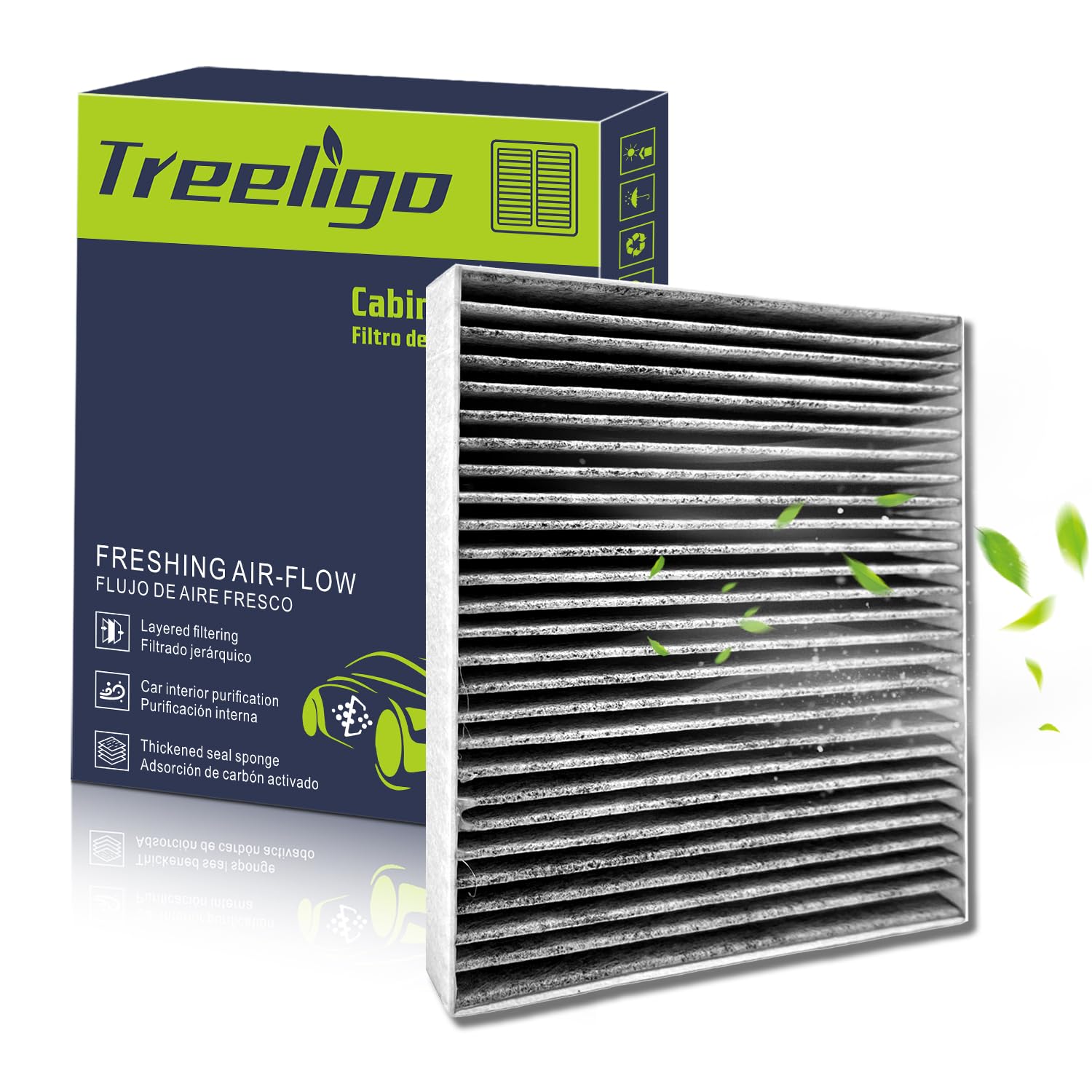 Treeligo Cf10140 Cabin Air Filter Compatible With Nissan Altima, Maxima, Murano, Sentra, For Infiniti Fx35, Fx45, G35, For Mitsu