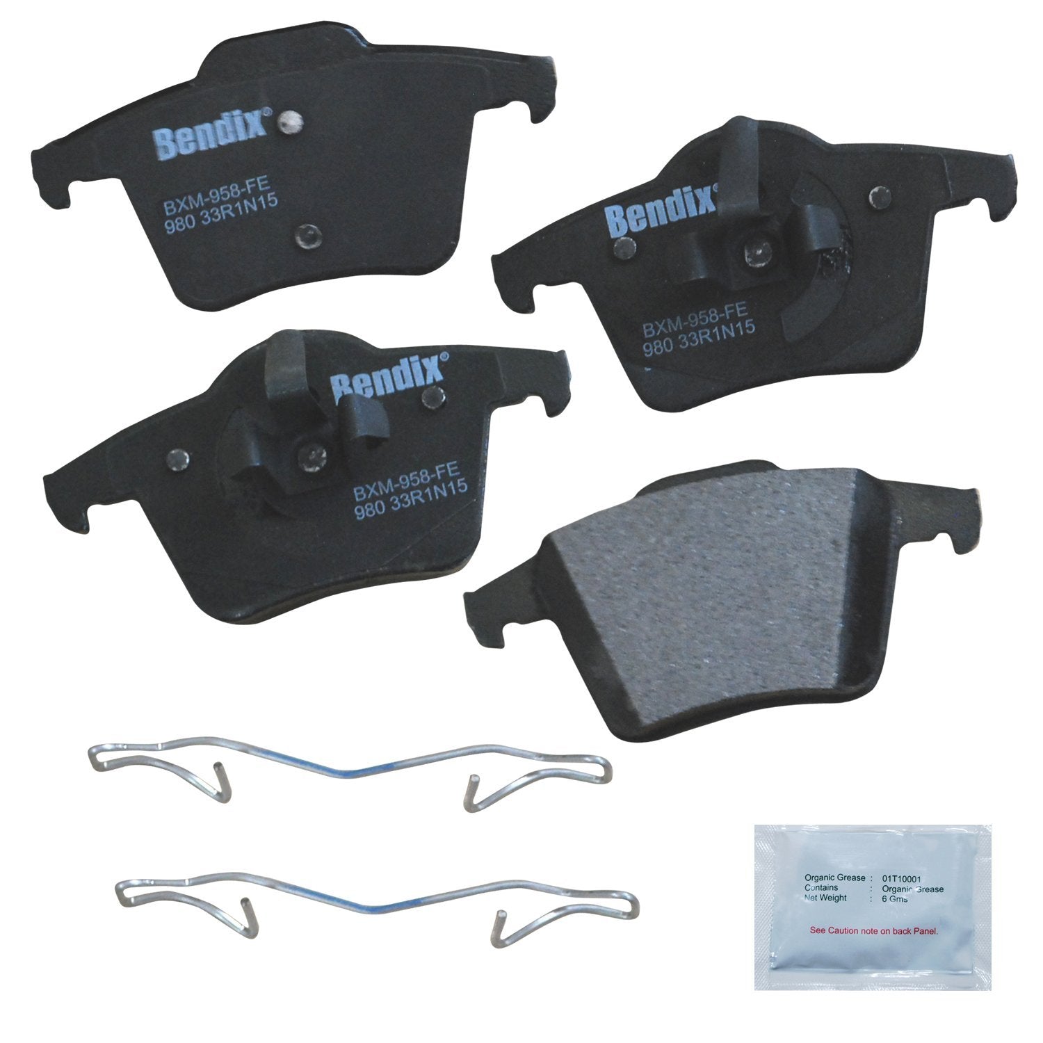 Bendix Priority1 Cfm980 Semi-Metallic Rear Brake Pads For Volvo Xc90 2014-2003