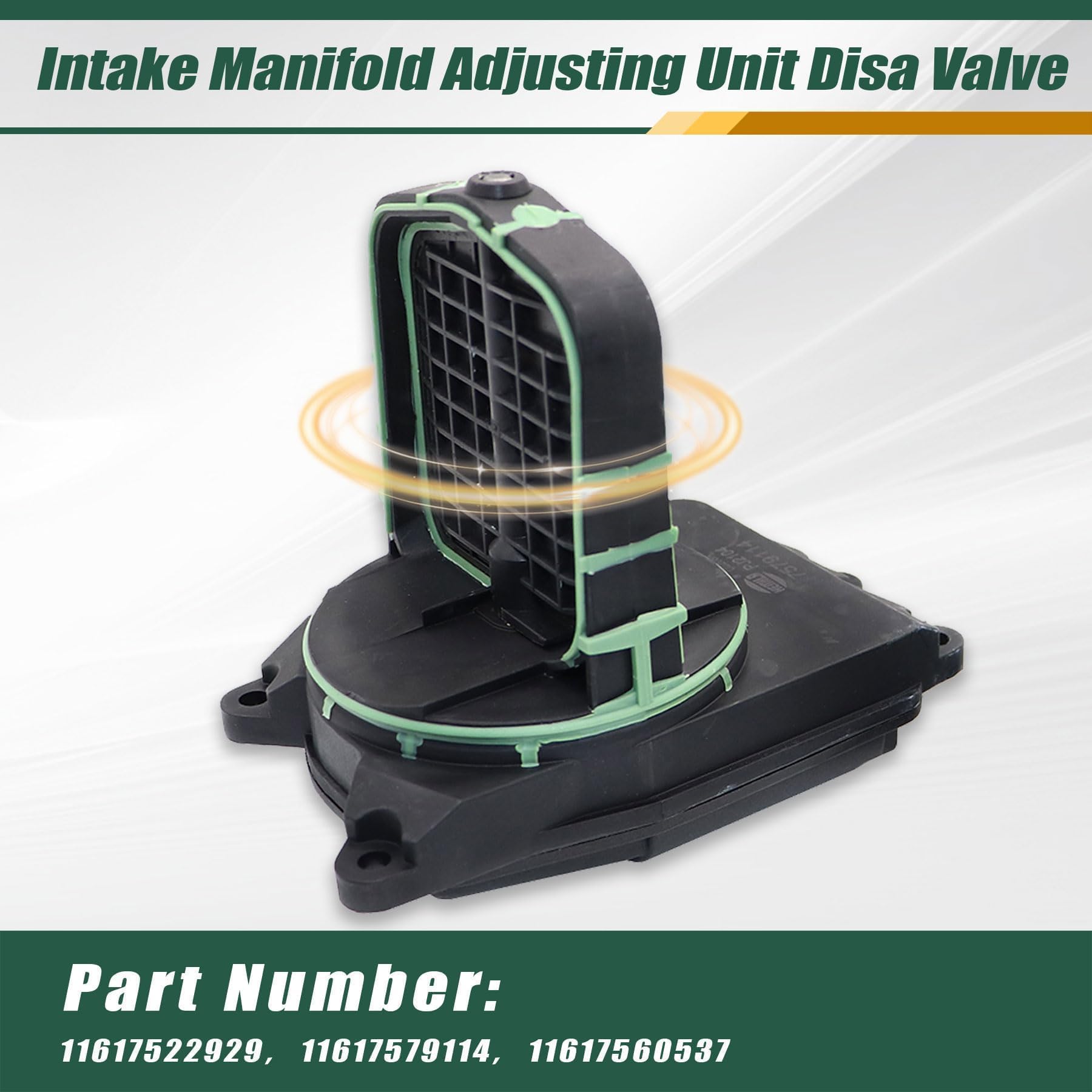 XQSMWF Left Right Intake Manifold Adjusting Unit Disa Valve 2pcs Compatible With BMW 328i 528i 530i 128i 328i xDrive 328xi 330i