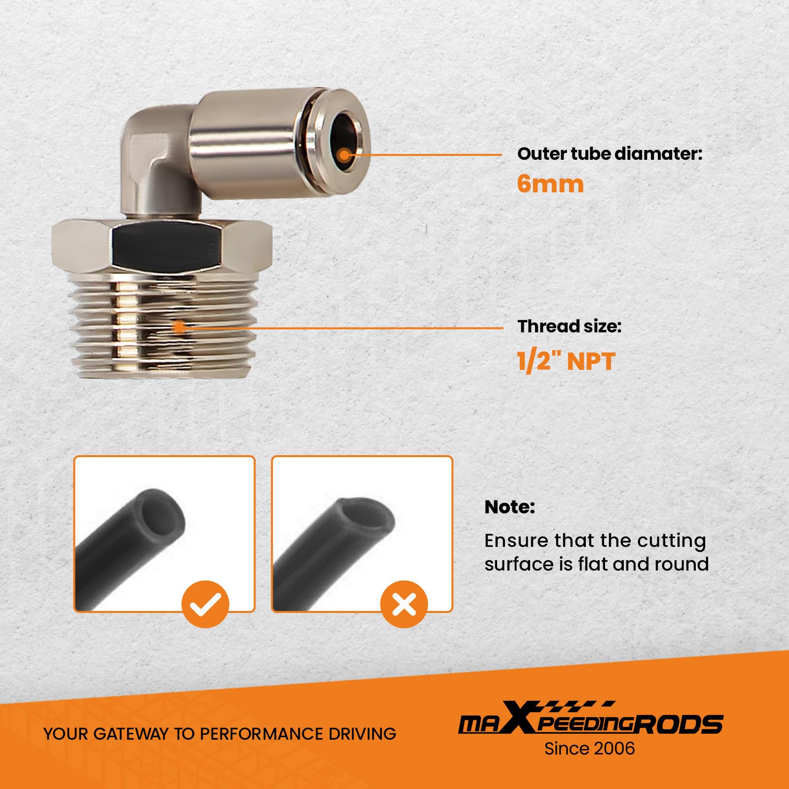 Maxpeedingrods 4Pcs Air Ride Suspension Spring Double Bellow Standard 2500 Lb 1/2''Npt Single Port Heavy Duty For Trucks