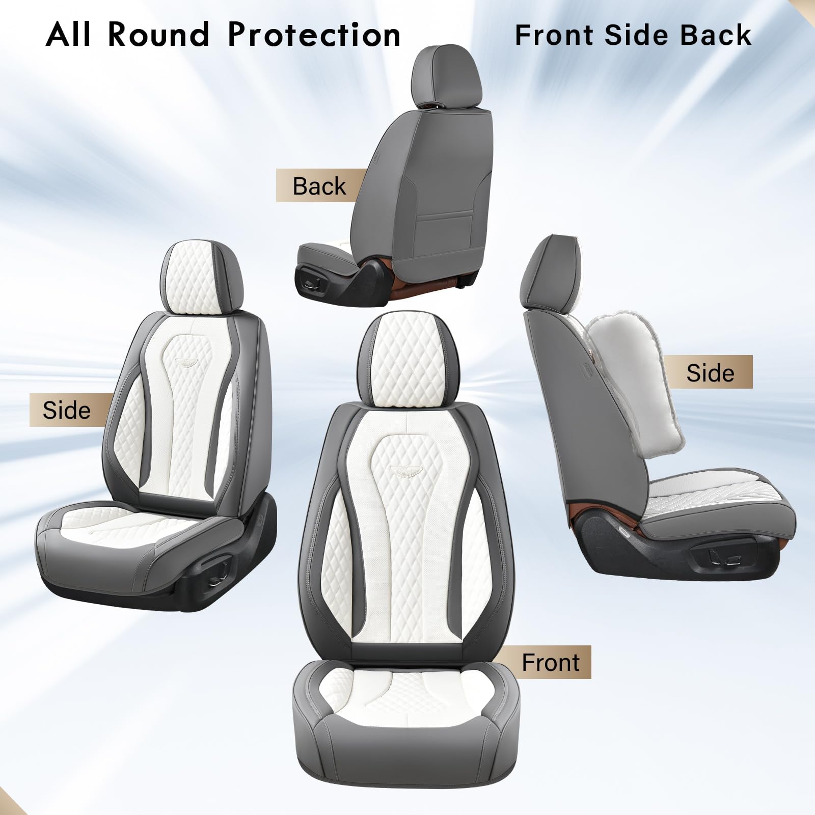 Coverado Seat Covers, Car Seat Covers Front Seats, Car Seat Cover, Waterproof Car Seat Covers, Car Seat Cushion, Front Car Seat