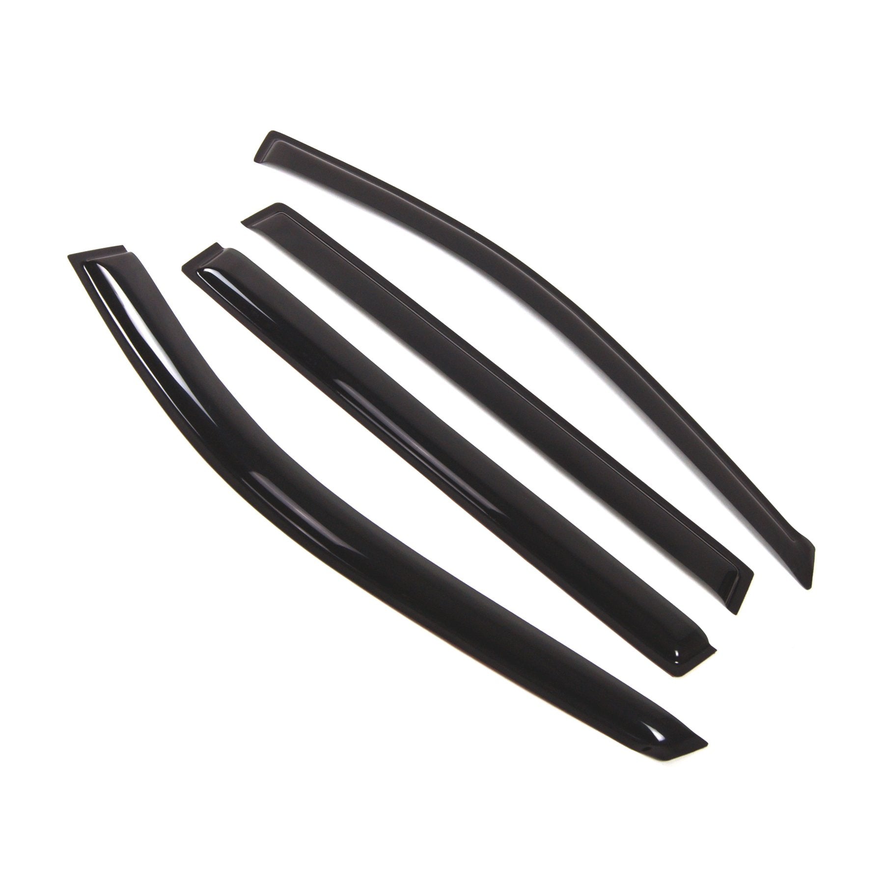 Tuningpros Outside Mount Window Vent Visors Rain Guards Compatible With Hyundai Entourage 2007-2010 | Side Window Wind Deflector