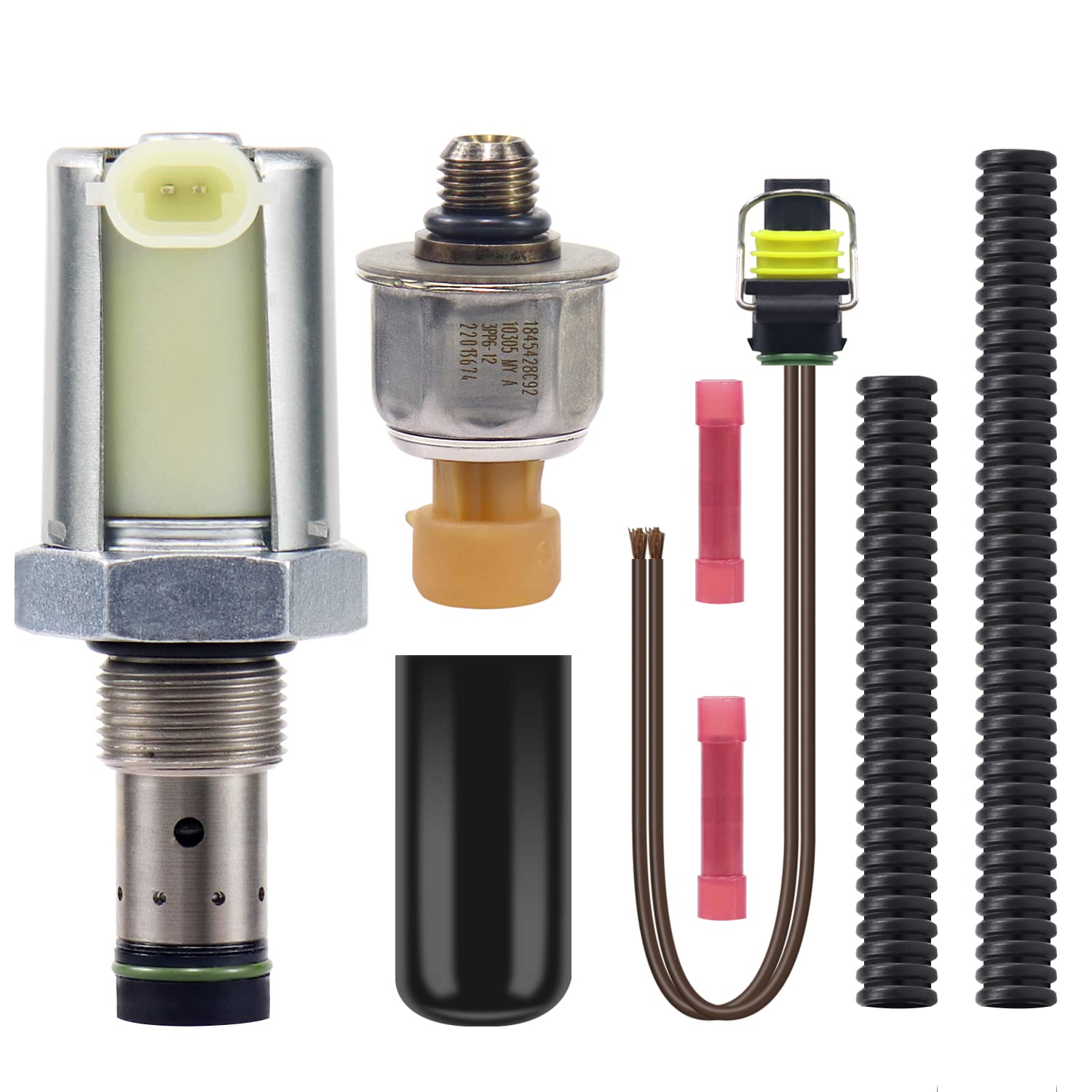 IPR Valve 6.0 Powerstroke Injector Pressure Regulator & ICP Control Sensor for 2003-2010 Ford Super Duty F250 F350 F450 F550 E35