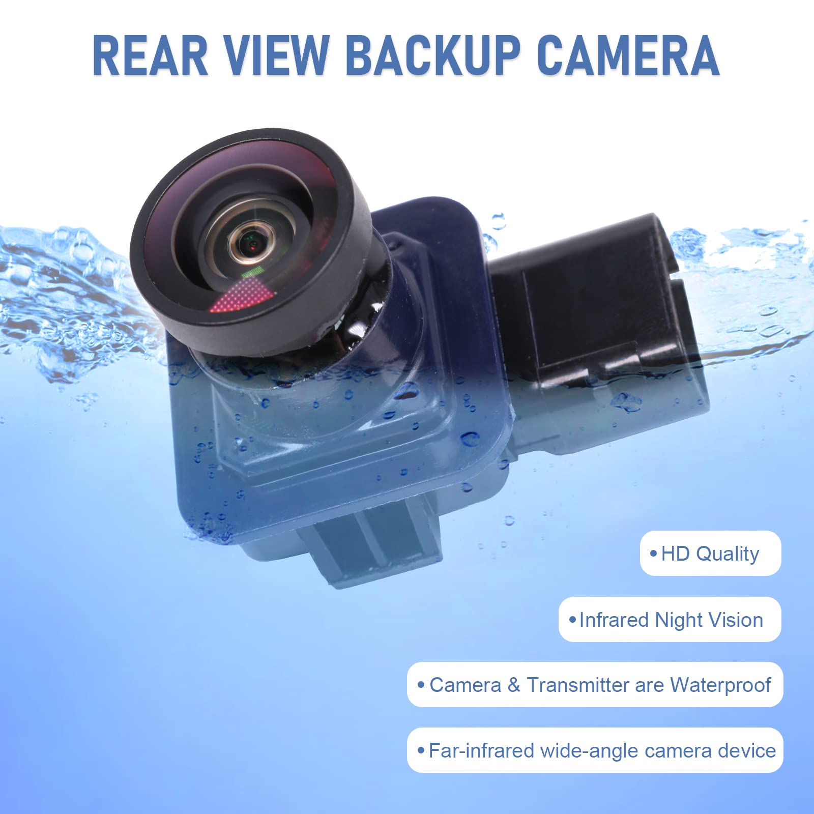 Dicmic Rear View Backup Camera Compatible With 2011-2015 Ford Explorer 2013-2015 Ford Explorer Police Model Replace# Eb5Z-19G490