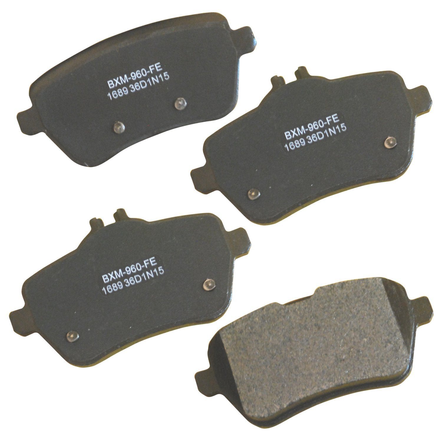Bendix Premium Sbm1689 Semi-Metallic Rear Brake Pads For Select Models Mercedes-Benz Maybach S560, S400, S400L, S450, S450L, S50