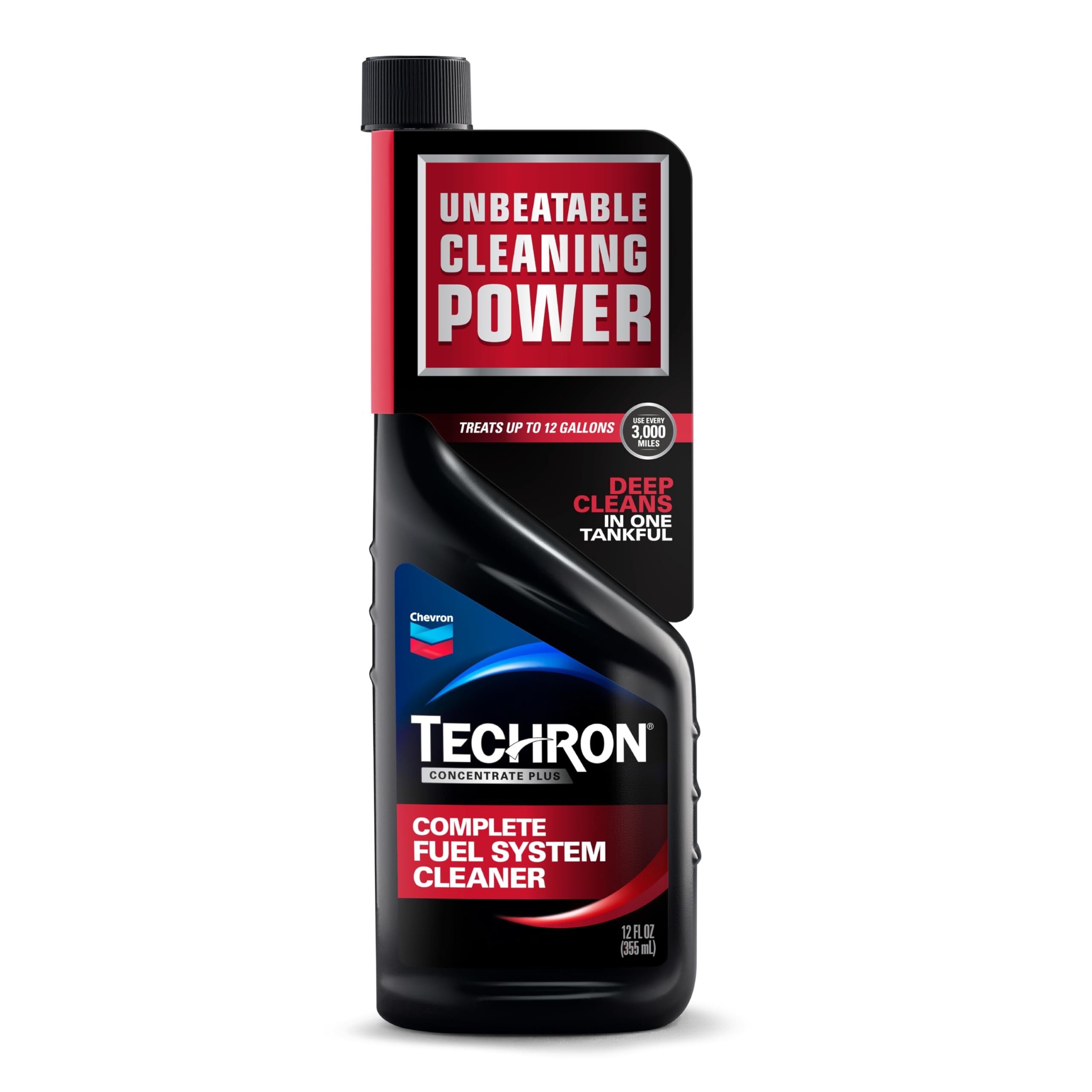 Chevron Techron Concentrate Plus Fuel System Cleaner, 12 Oz, Pack Of 1