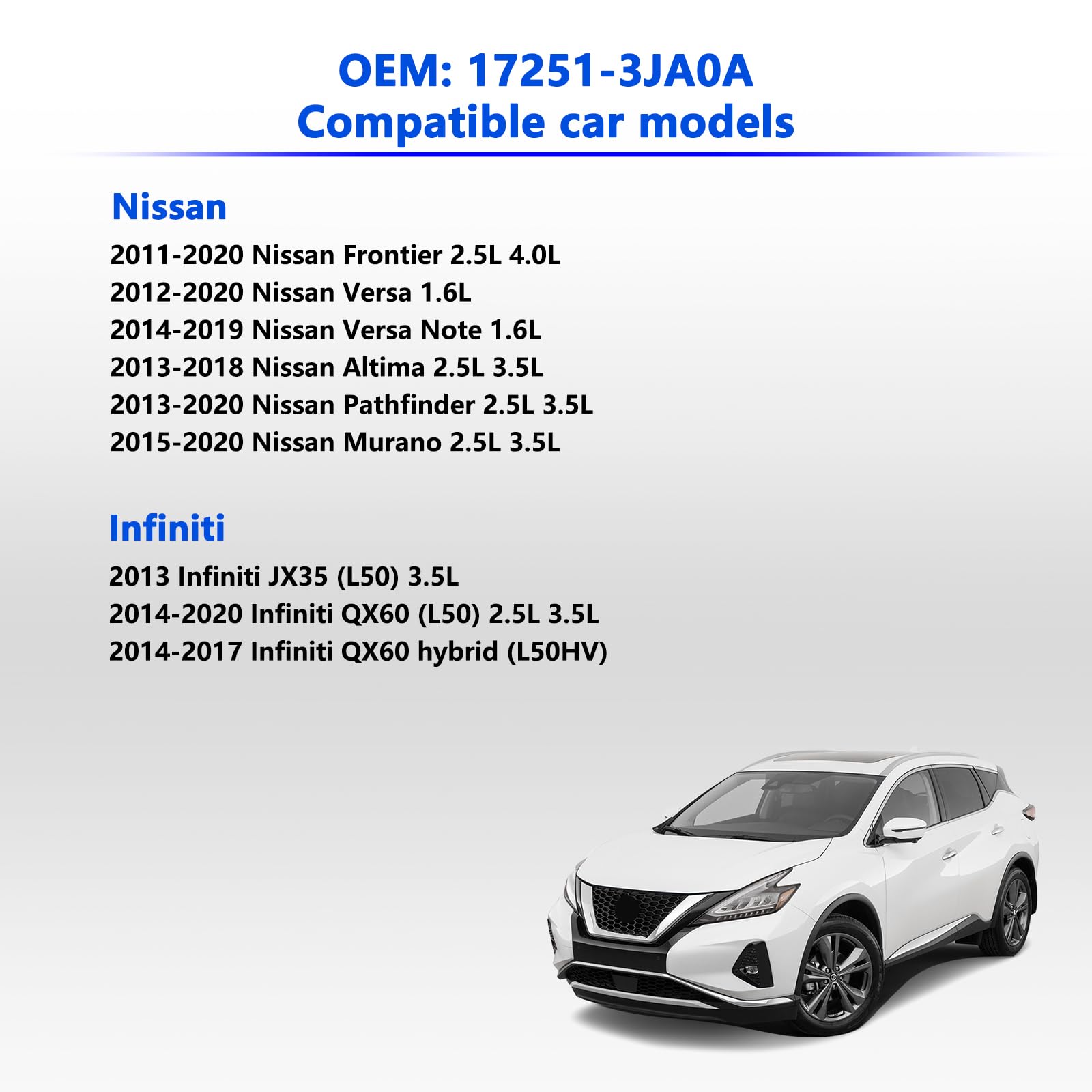 Gas Cap Fuel Cap Replaces 17251-3JA0A 2 pcs for Nissan 2011-2020 Frontier 2012-2020 Versa 2014-2019 Versa Note 2013-2018 Altima