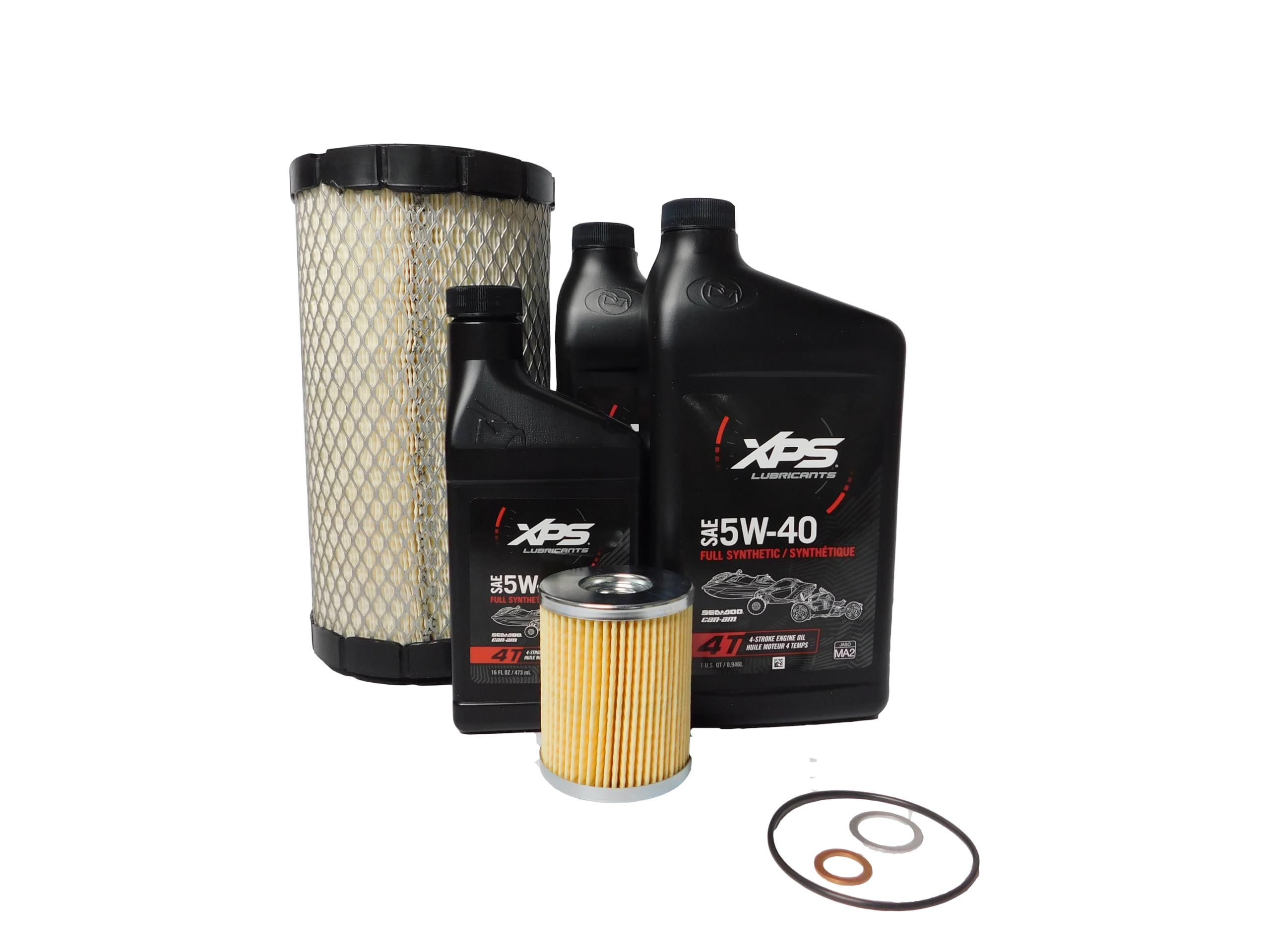 2016-2026 Can-Am Defender HD8 HD10 MAX PRO OEM 5W-40 Blend Service Kit C107