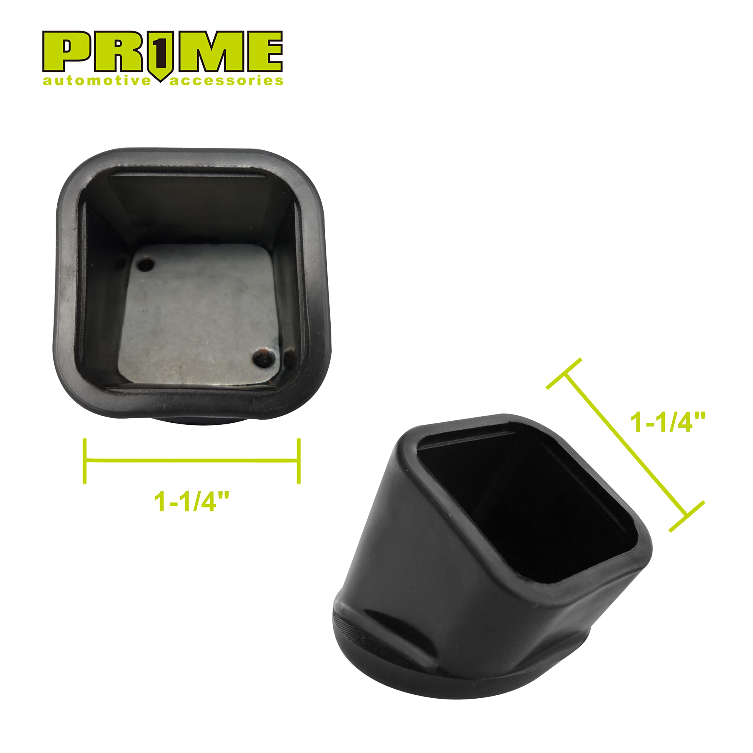 Pr1me Replacement Rubber Feet and Push Button for Adjustable Height Aluminum Platform Step, 4 Pack