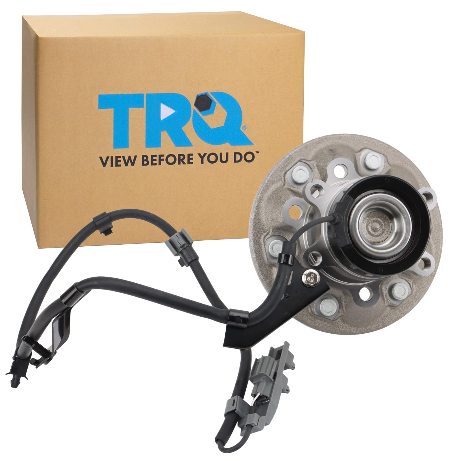 Trq Front Passenger Side Wheel Bearing & Hub Assembly With Abs Sensor Compatible With 2004-2008 Chevrolet Colorado Gmc Canyon 20