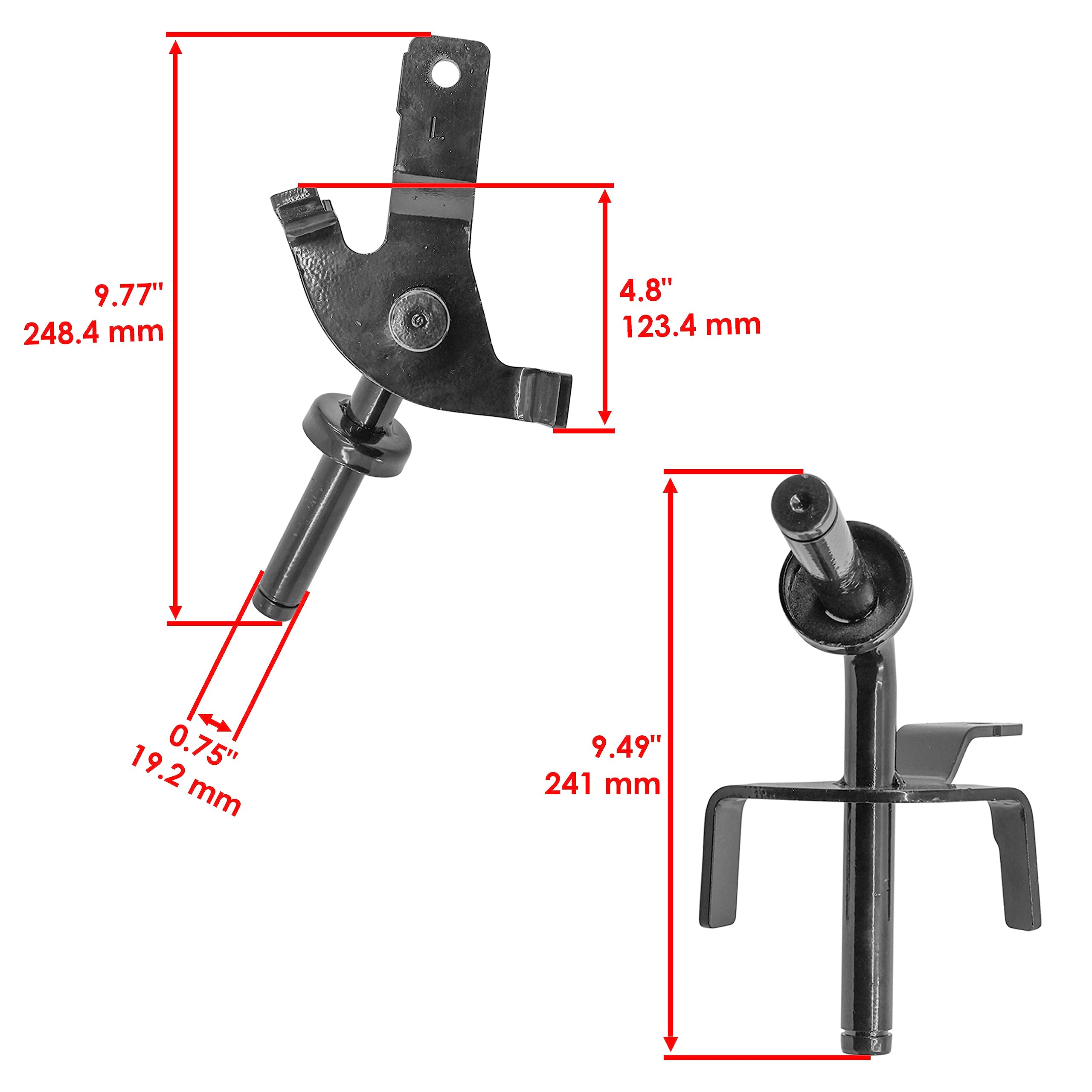 Caltric 532403087 532403088 Steering Left Right Spindle Compatible With Ayp Compatible With Husqvarna