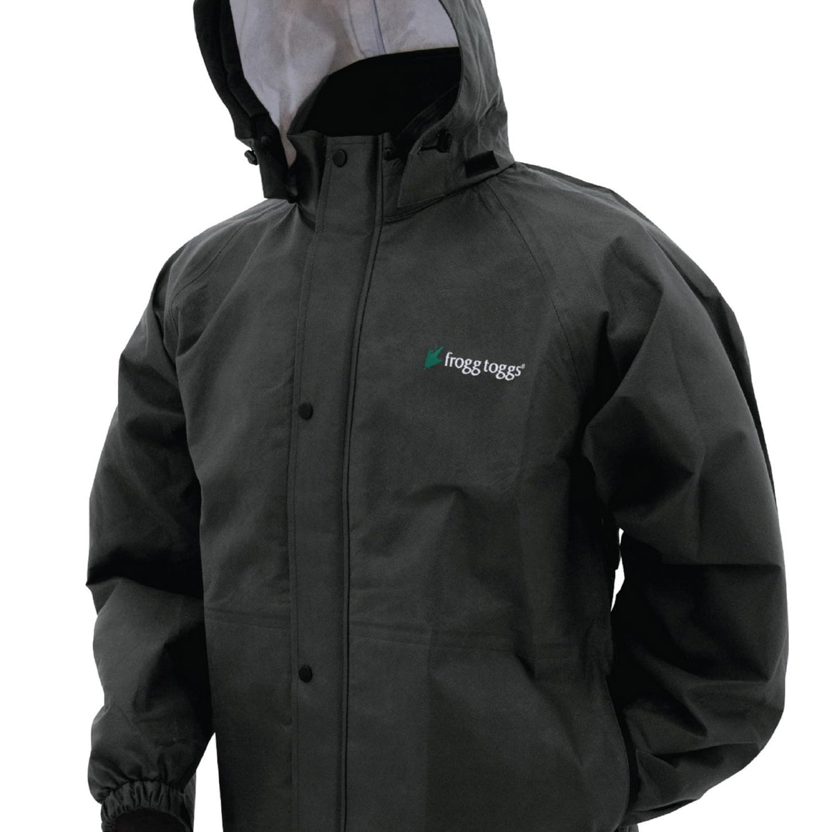 Frogg Toggs Bull Frogg Waterproof Rain Jacket, Black, Xxx-Large