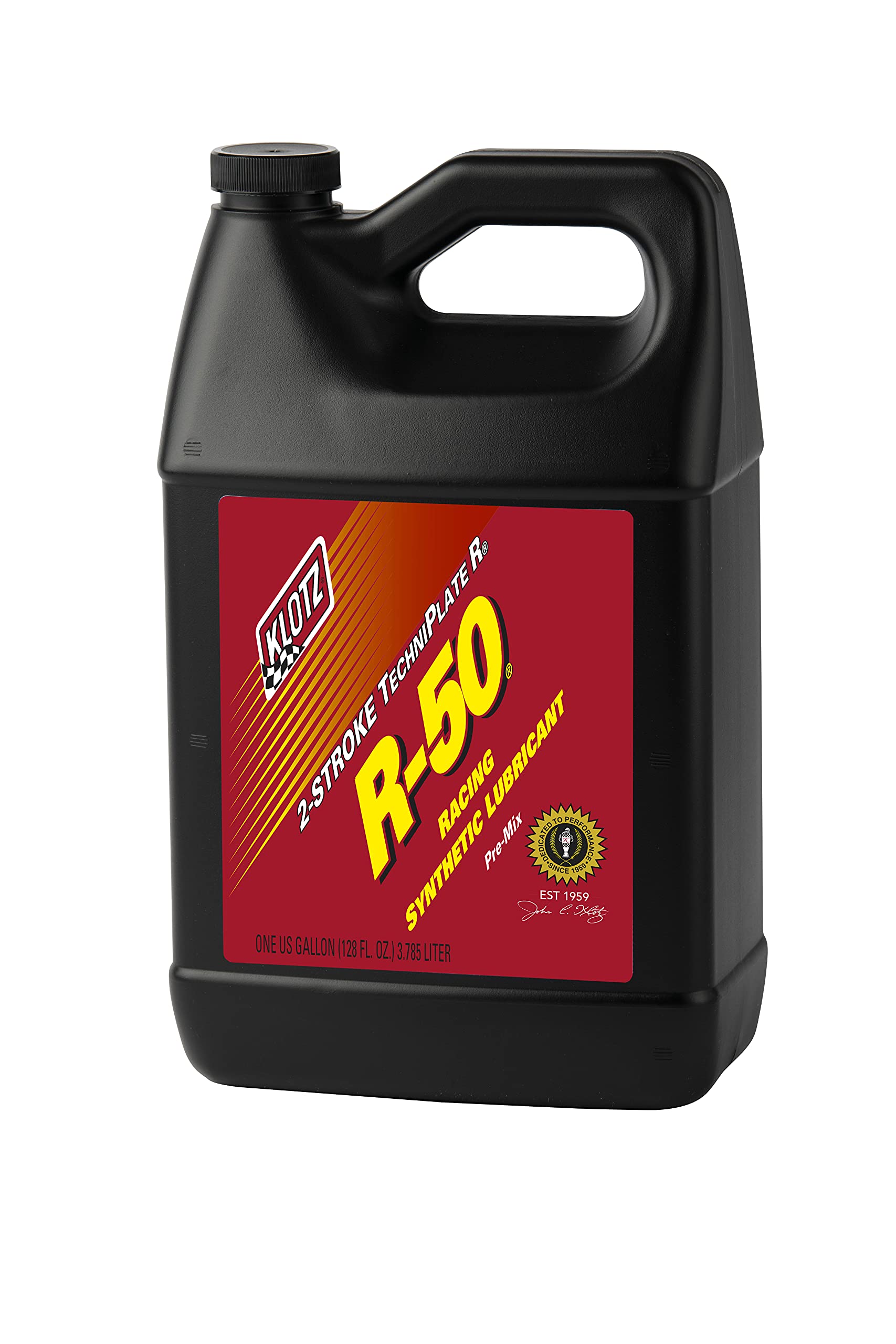 Klotz R-50 Racing TechniPlate Synthetic Pre-Mix Oil for 2-Stroke Engines - 1 Gallon KL-105