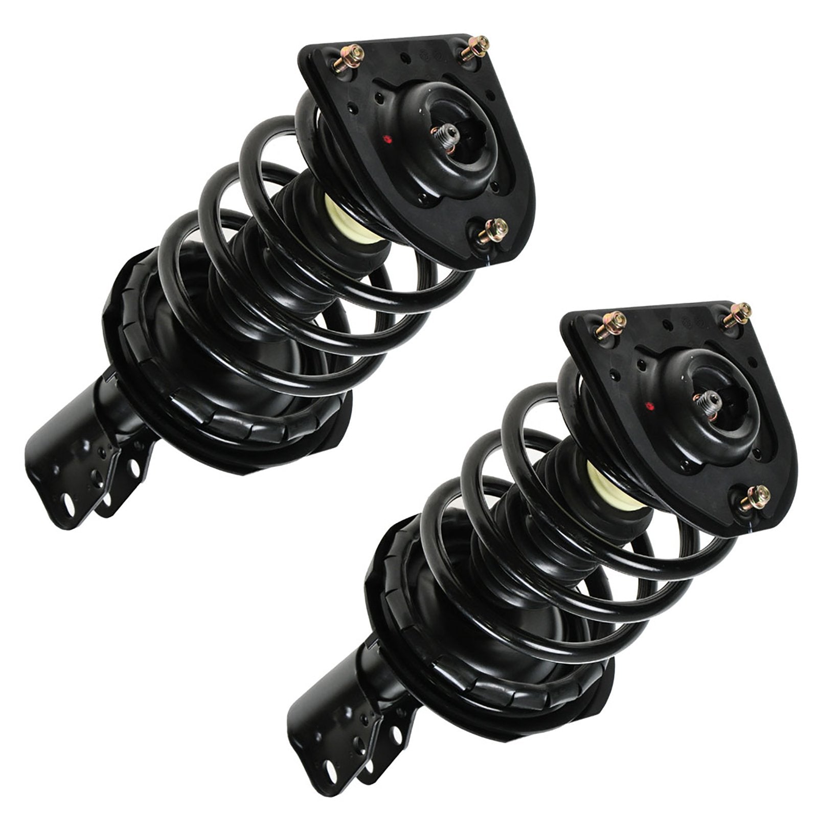 Trq Front Strut & Coil Spring Set Driver & Passenger Compatible With 91-99 Buick Lesabre 91-96 Park Avenue 91-93 Cadillac Devill