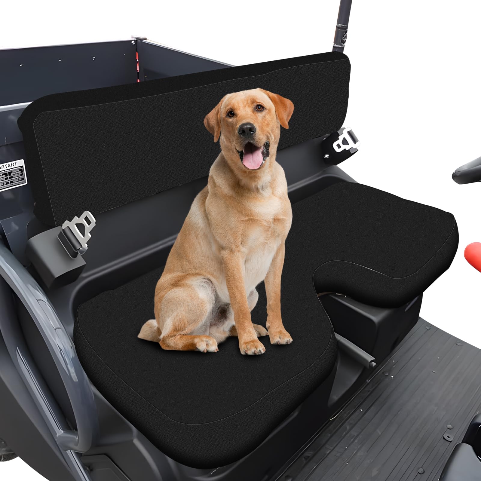 StarknightMT RTV Seat Cover Compatible with Kubota RTV 400 & RTV 500 UTV Seat Covers Waterproof Black Seat Cover