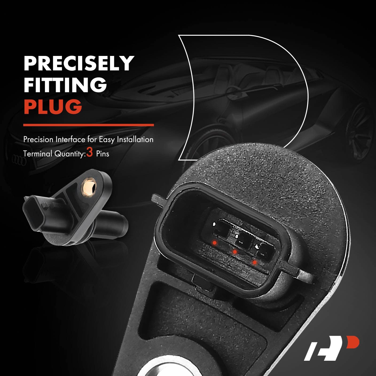 A-Premium Engine Crankshaft Position Sensor Compatible With Nissan 350Z, 370Z, Altima, Maxima, Murano, Pathfinder, Quest & Infiniti Ex35, Fx37, G35, Q50, Qx60