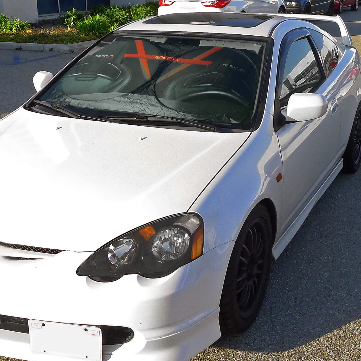Spec-D Tuning 59&quot;x31&quot; Car Sun Block Sunshade Windshield Protector
