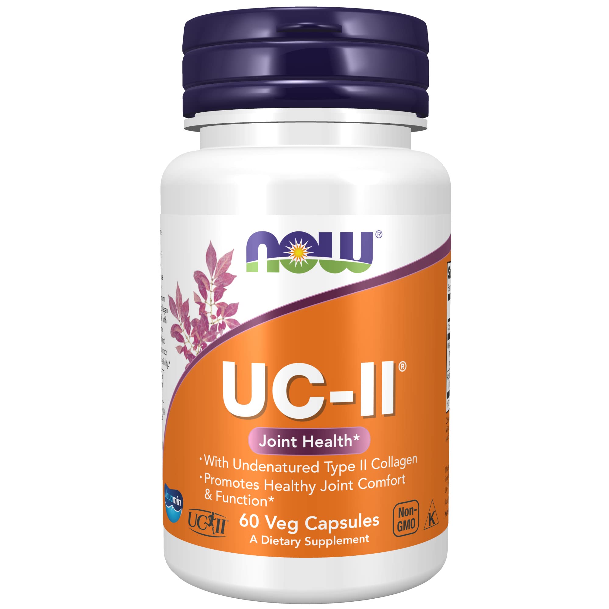 Now Supplements, Uc-Ii Type Ii Collagen With Undenatured Type Ii Collagen, 60 Veg Capsules
