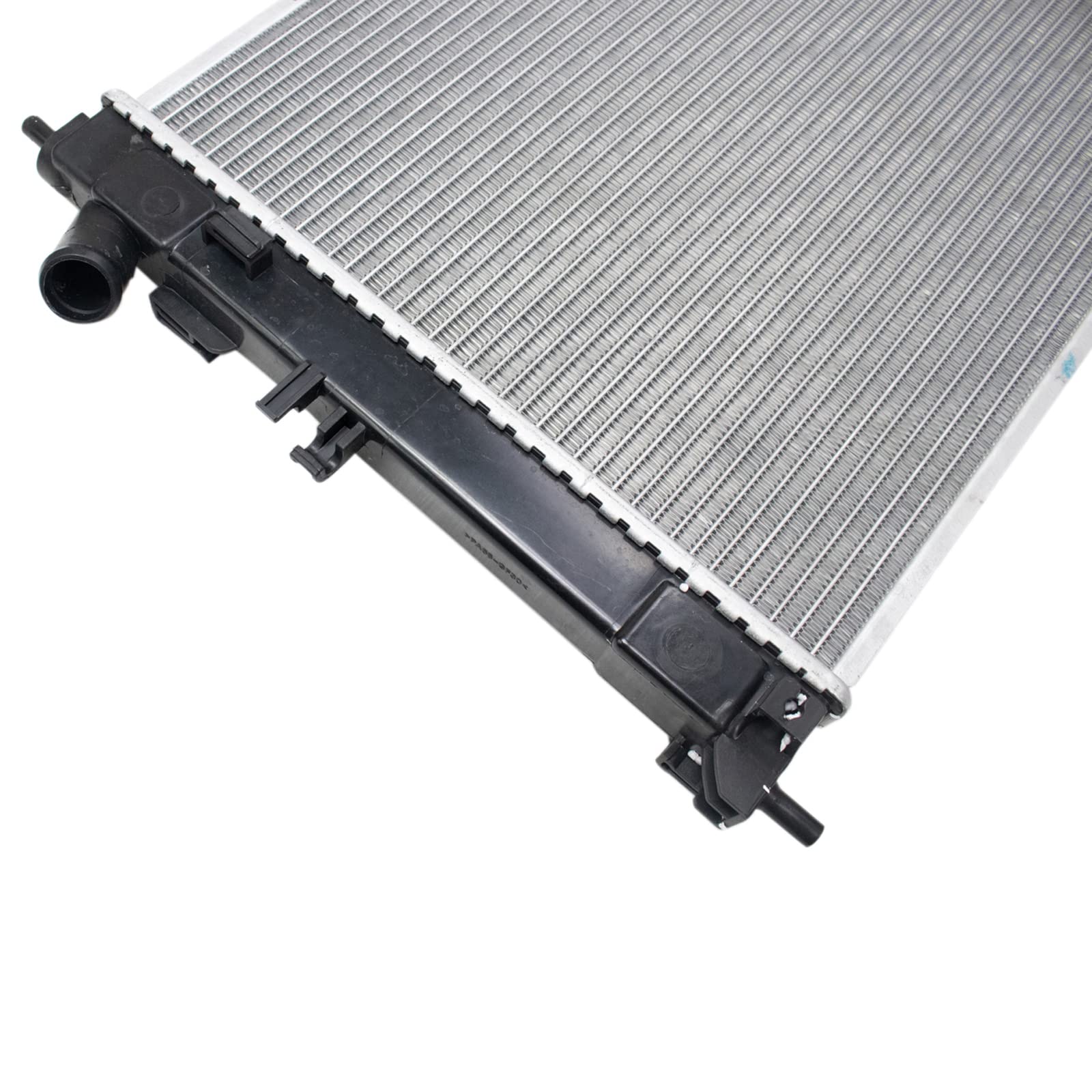 Trq Radiator Assembly Aluminum Core Compatible With 14-16 Hyundai Elantra 14 Elantra Coupe 16-17 Elantra Gt 15-18 Kia Forte 15-1