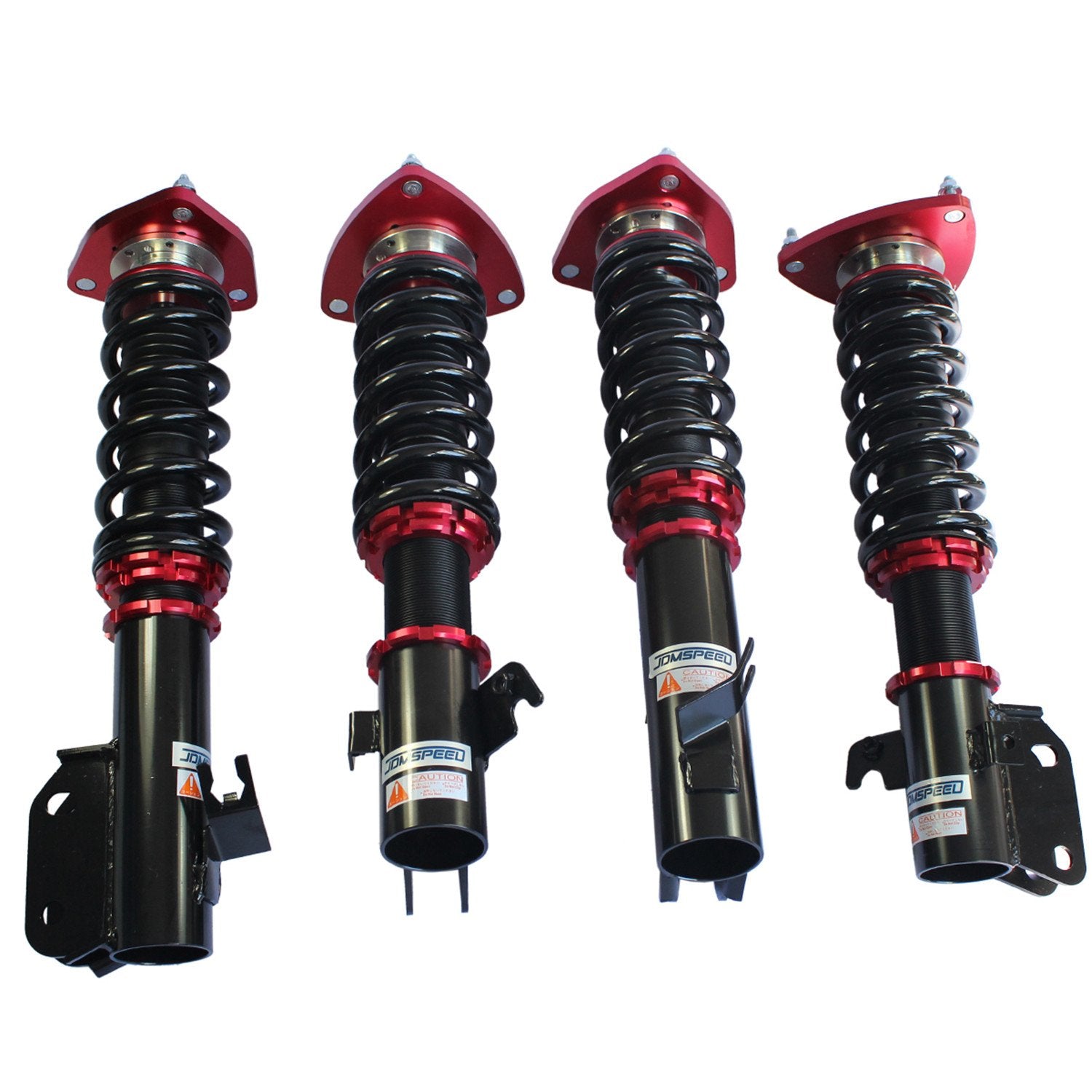 Jdmspeed New Red Full Coilover Struts Shock Absorbers Suspension Kit Replacement For Impreza Wrx 2002-2007