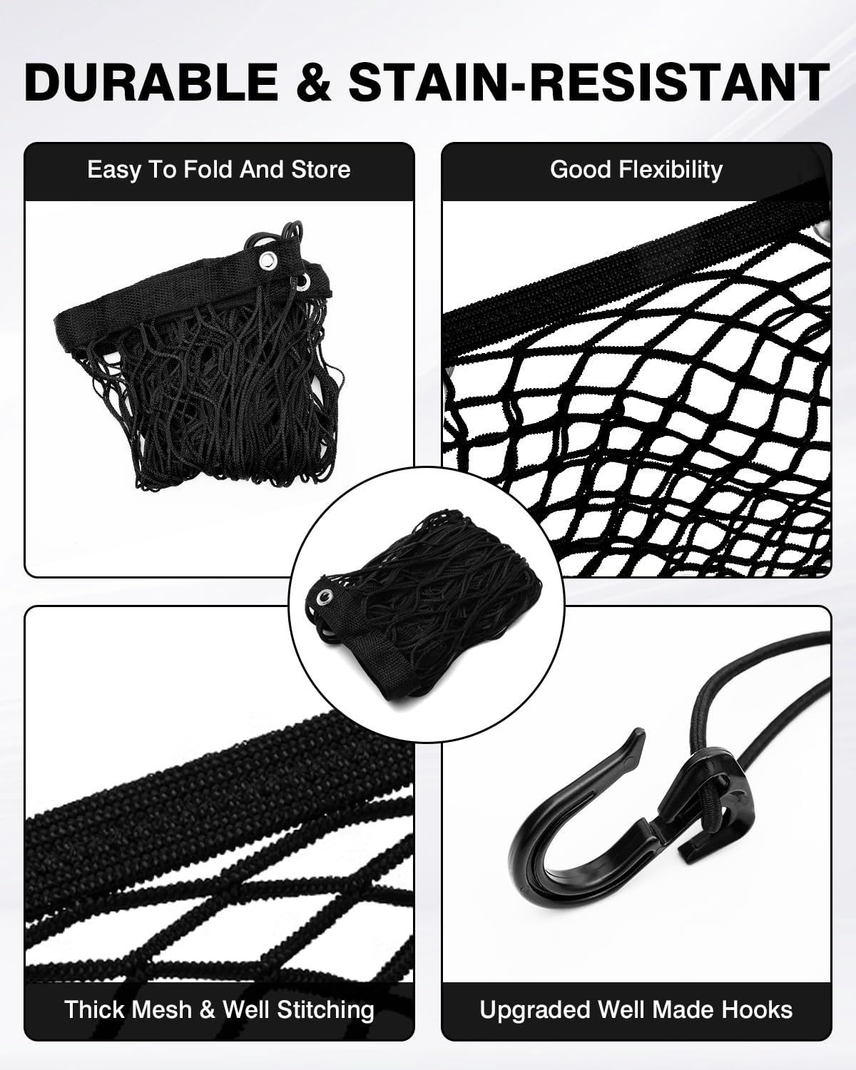 Karltys F150 Lightning Cargo Net For 2022-2025 Ford F-150 Lightning Frunk Cargo Net, Stand Envelope Style Frunk Net For F-150 Li