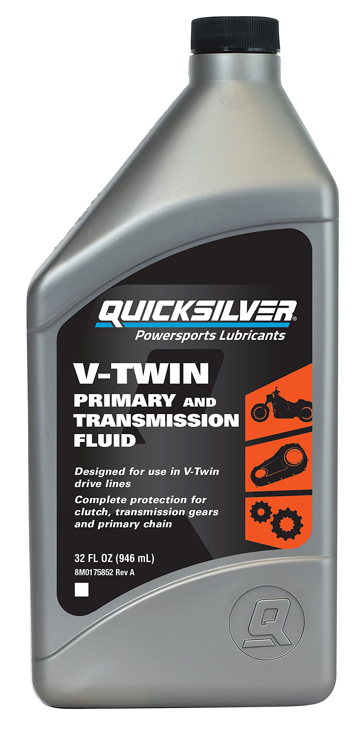 Quicksilver V-Twin Primary Chaincase And Transmission Fluid - 1 Qt.