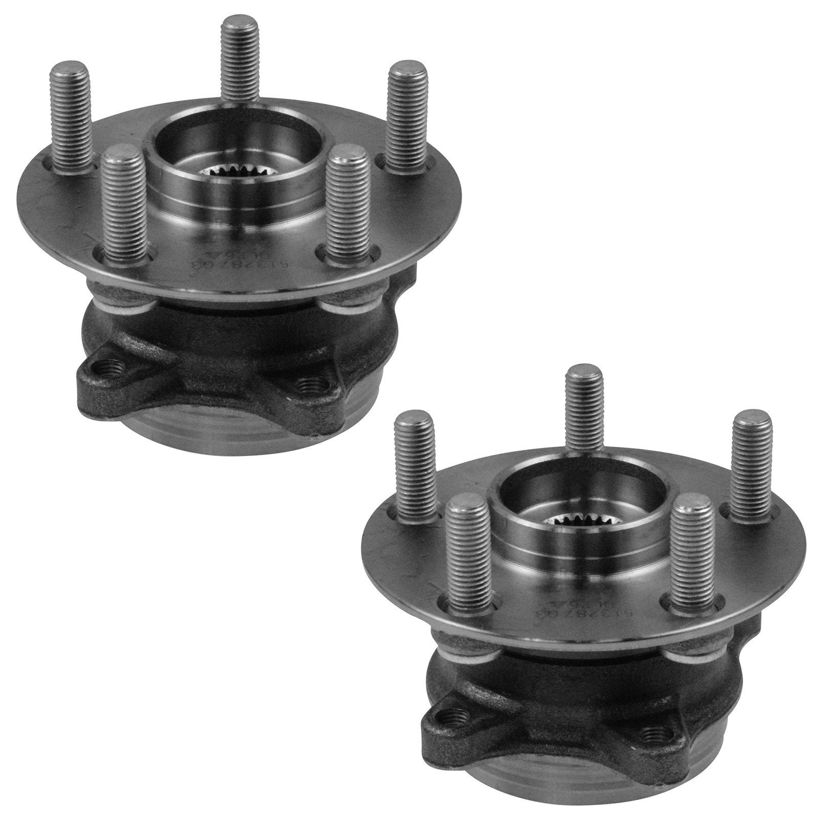 Trq Front Wheel Hub Bearings Assembly Set Compatible With 2011-2017 Lexus Ct200H 2010-2015 Toyota Prius 2012-2015 Prius Plug-In